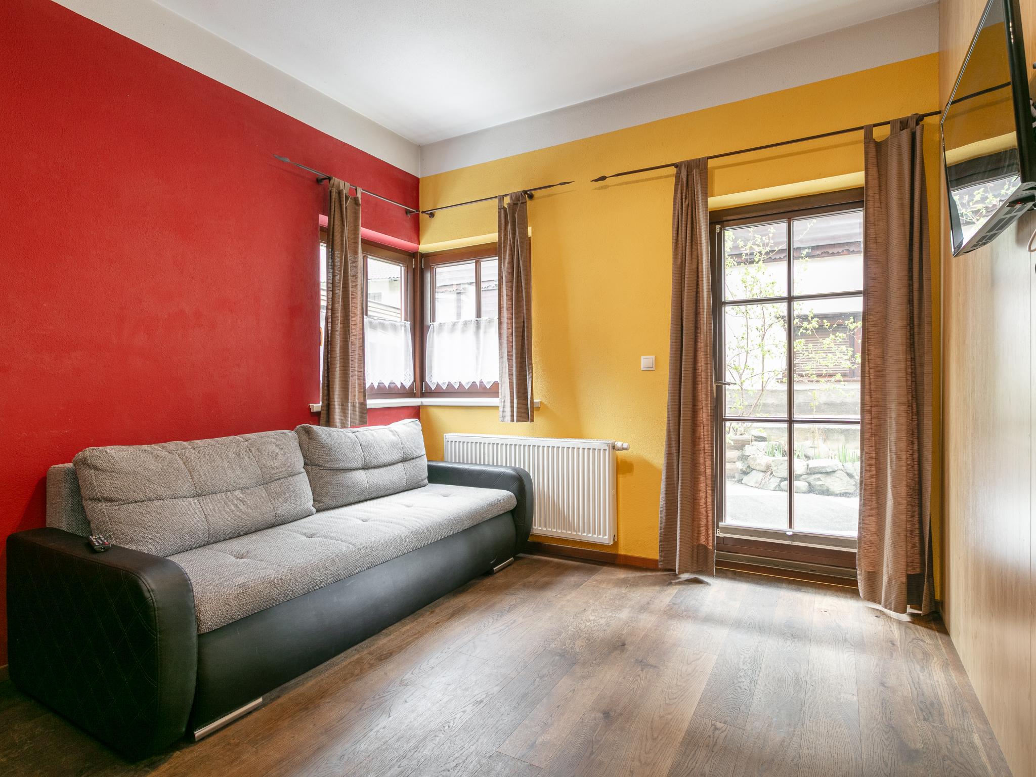 Outdoor terrace and views at Schweizerhof Edelweiß in Huben