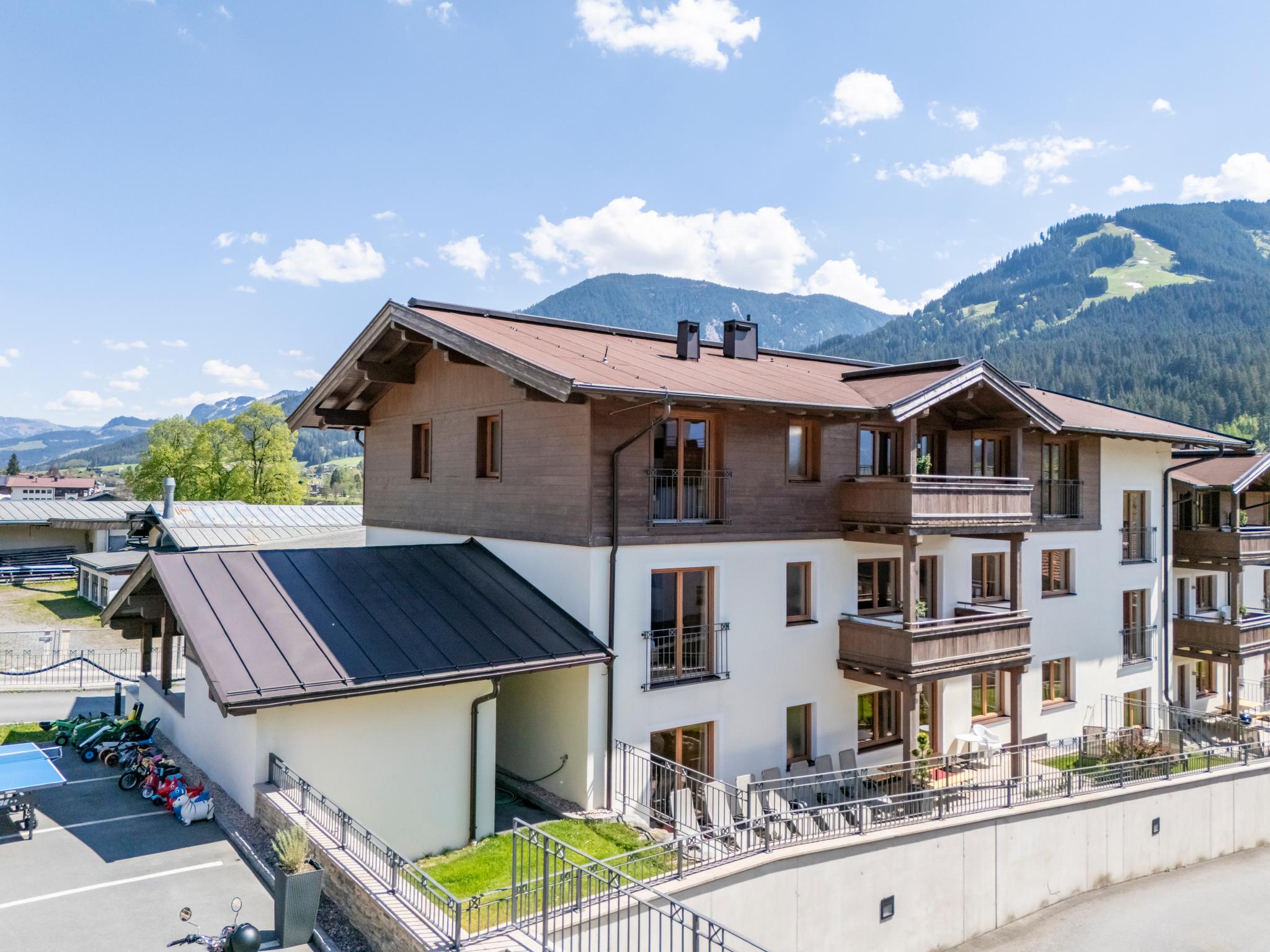 Bedroom with comfortable beds at Next To The Ski Lift Top 3 in Brixen im Thale
