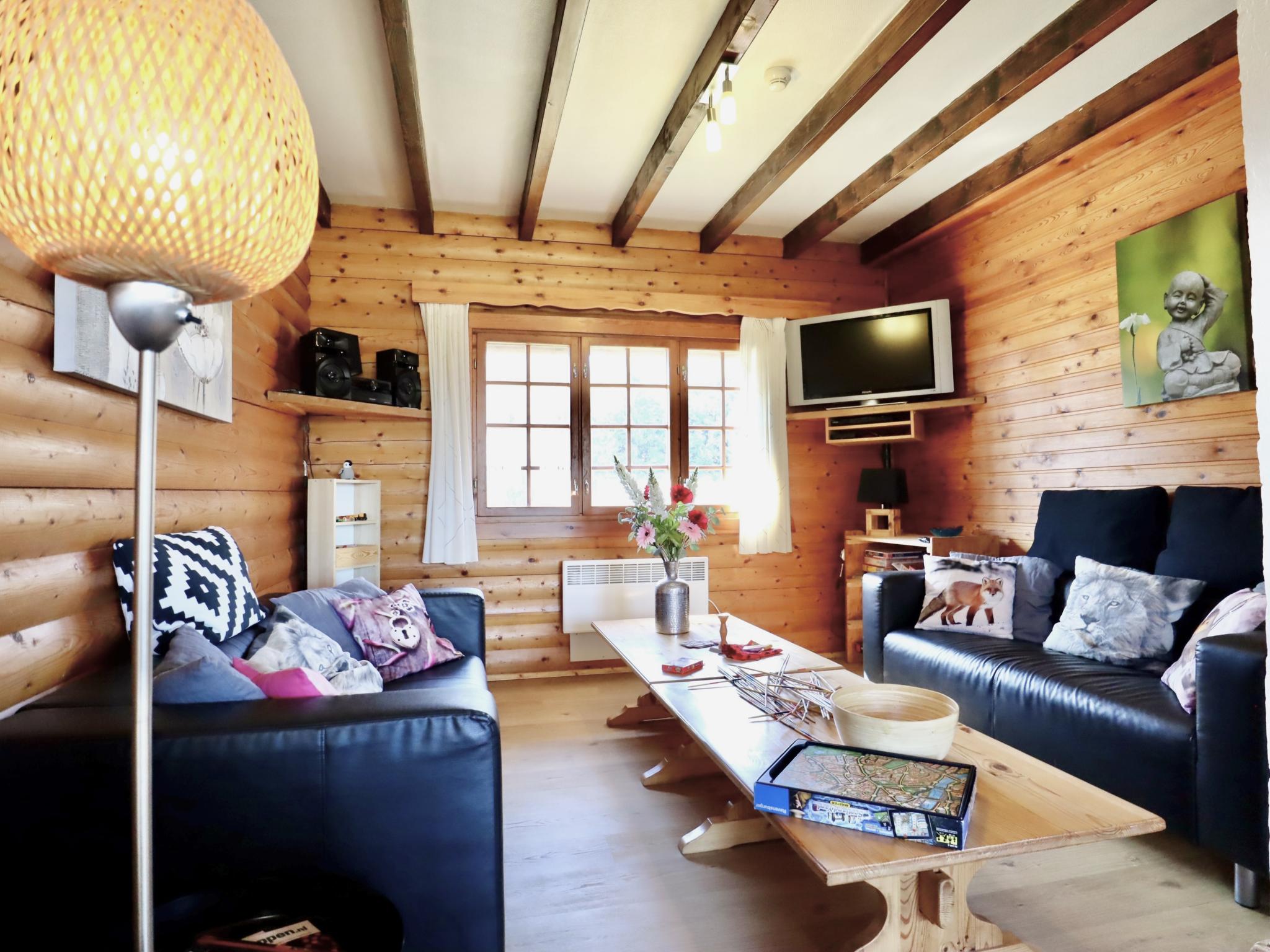 Living area at La Pomme de Pin in Fraiture