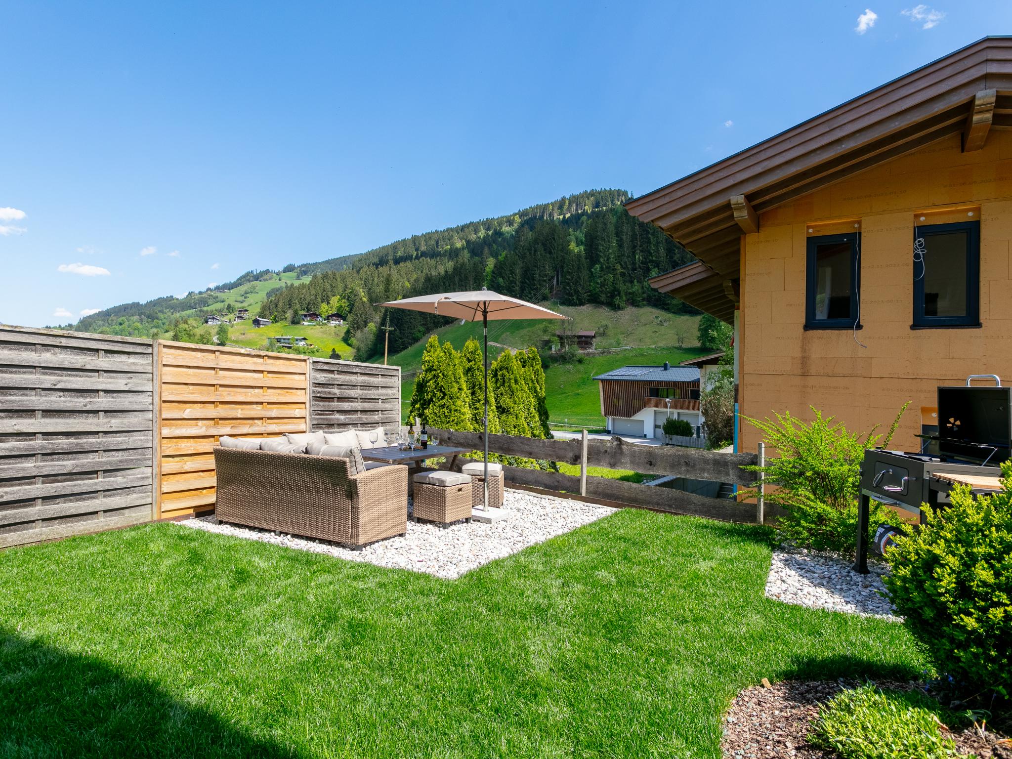 Bedroom with comfortable beds at Blumenwiese I und II in Hopfgarten im Brixental-Kelchsau