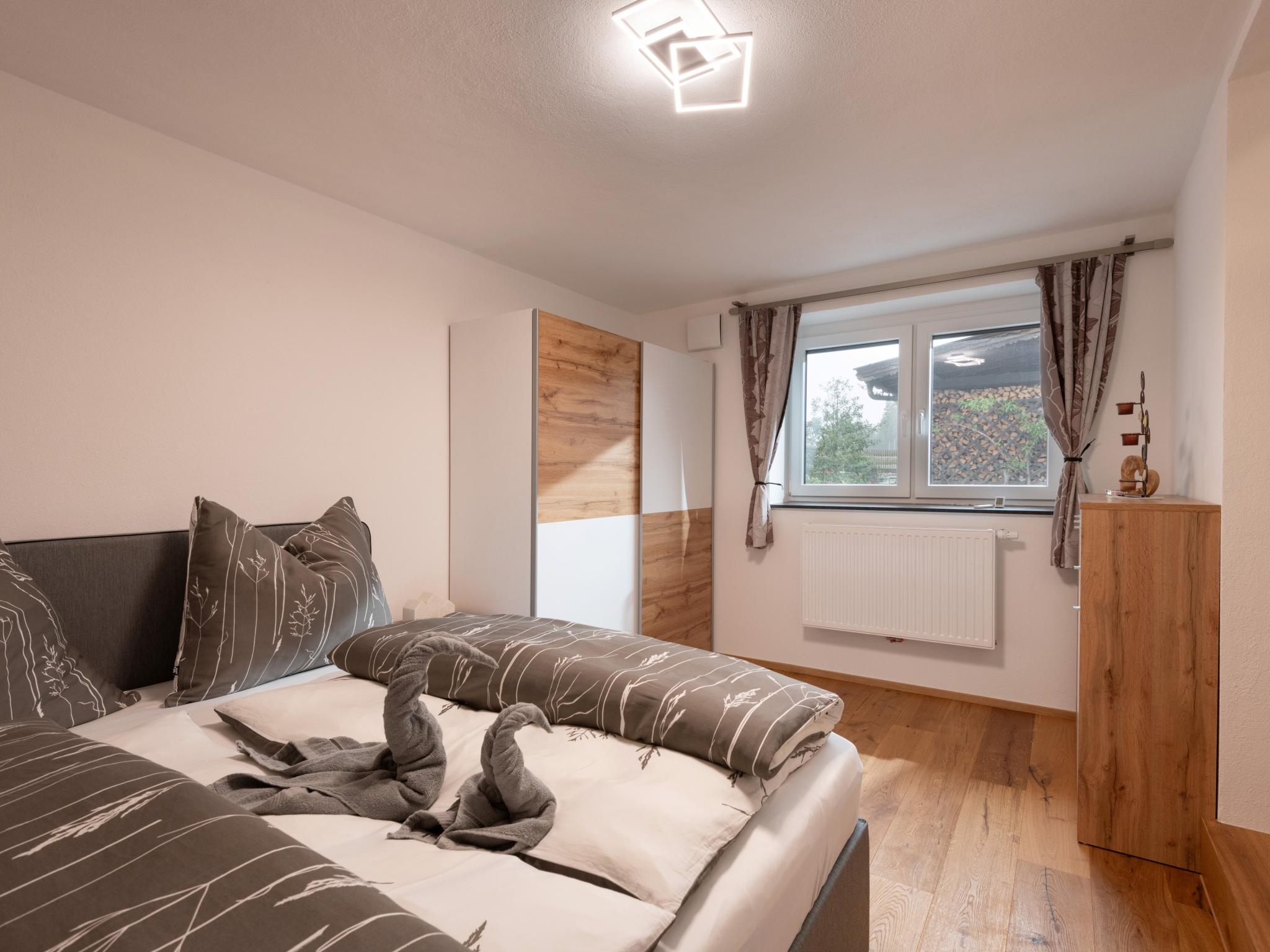 Bedroom with comfortable beds at Almblick in Angath