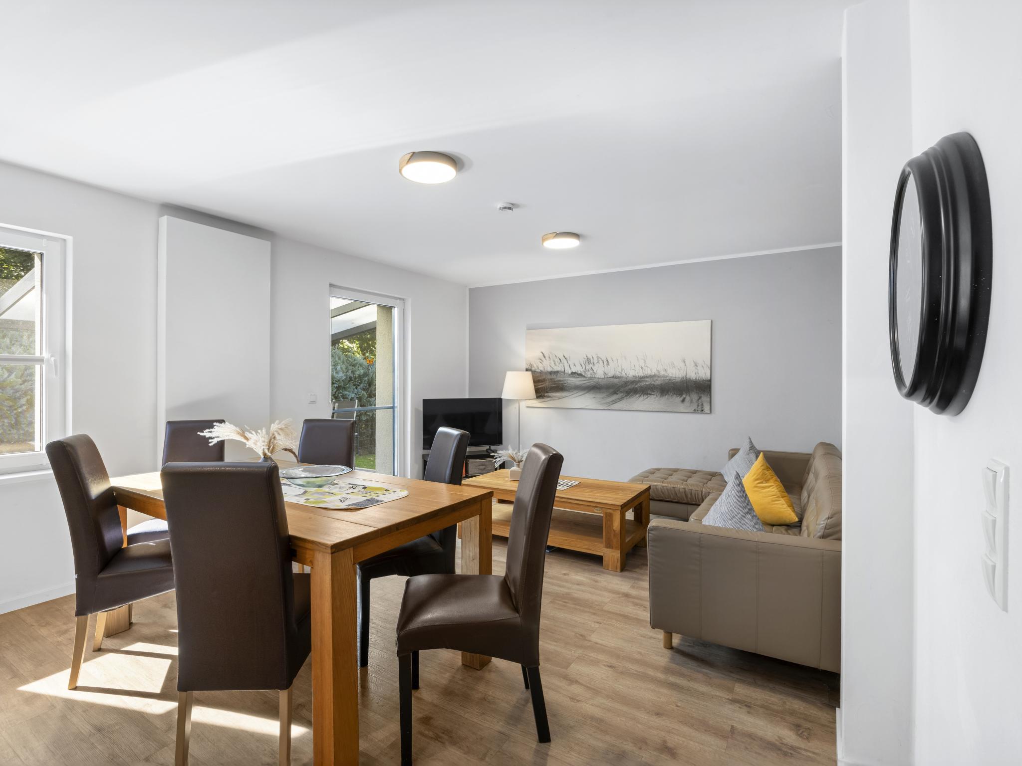 Bedroom with comfortable beds at Direkt an der Ostsee - Helma in Zierow