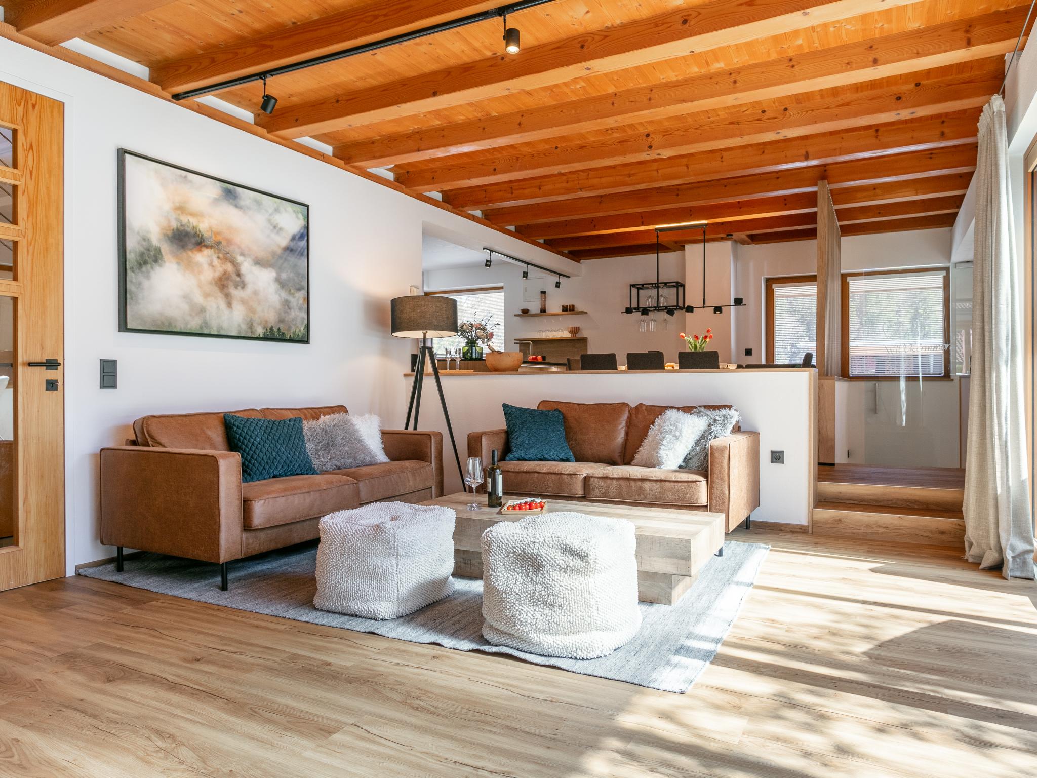 Outdoor terrace and views at Im Wald in Hopfgarten im Brixental