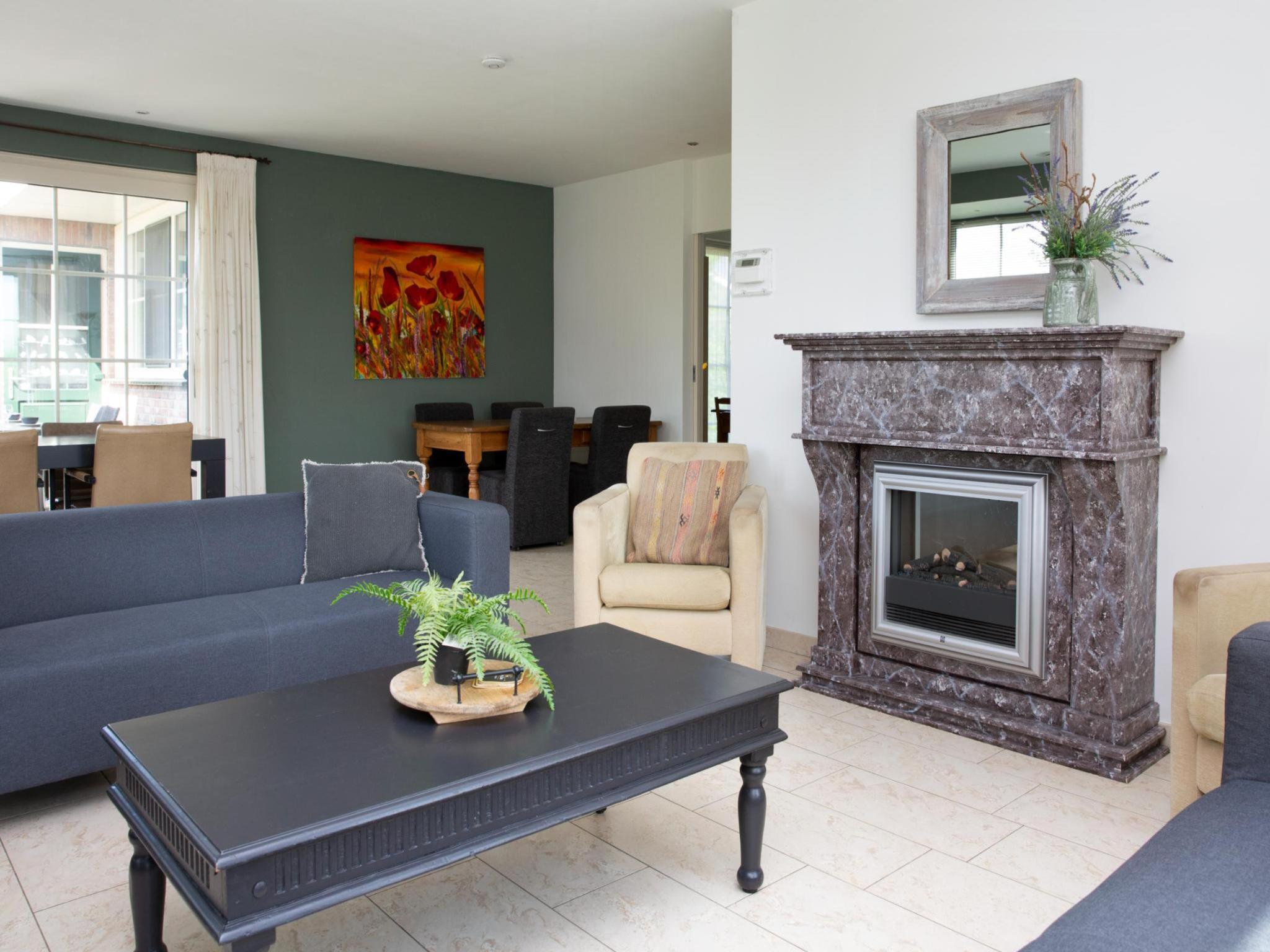 Living area at De Genderense Hoeve in Genderen