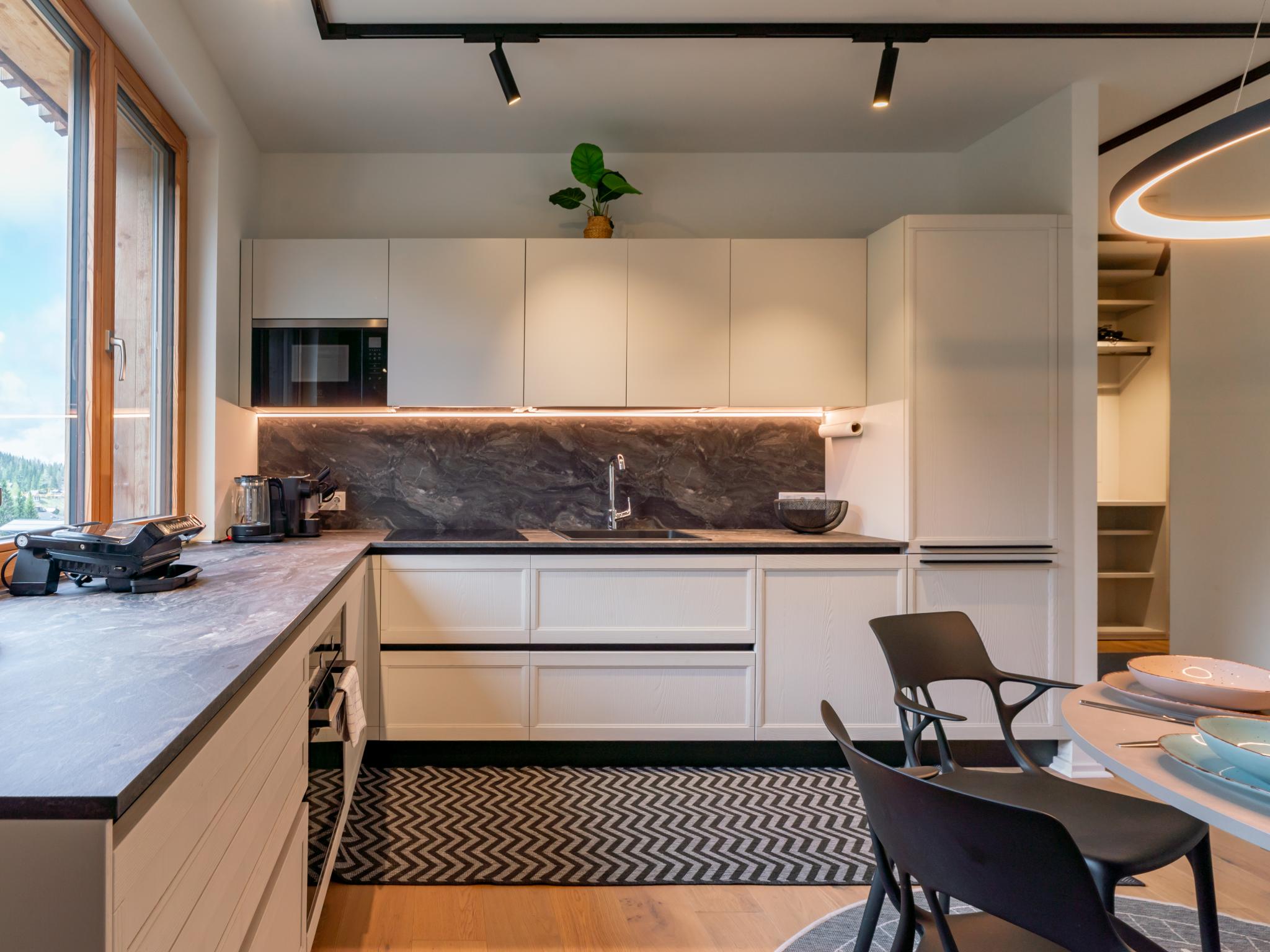 Modern kitchen at Sonnenalpe Nassfeld Allegra Joy C10 in Sonnenalpe Nassfeld