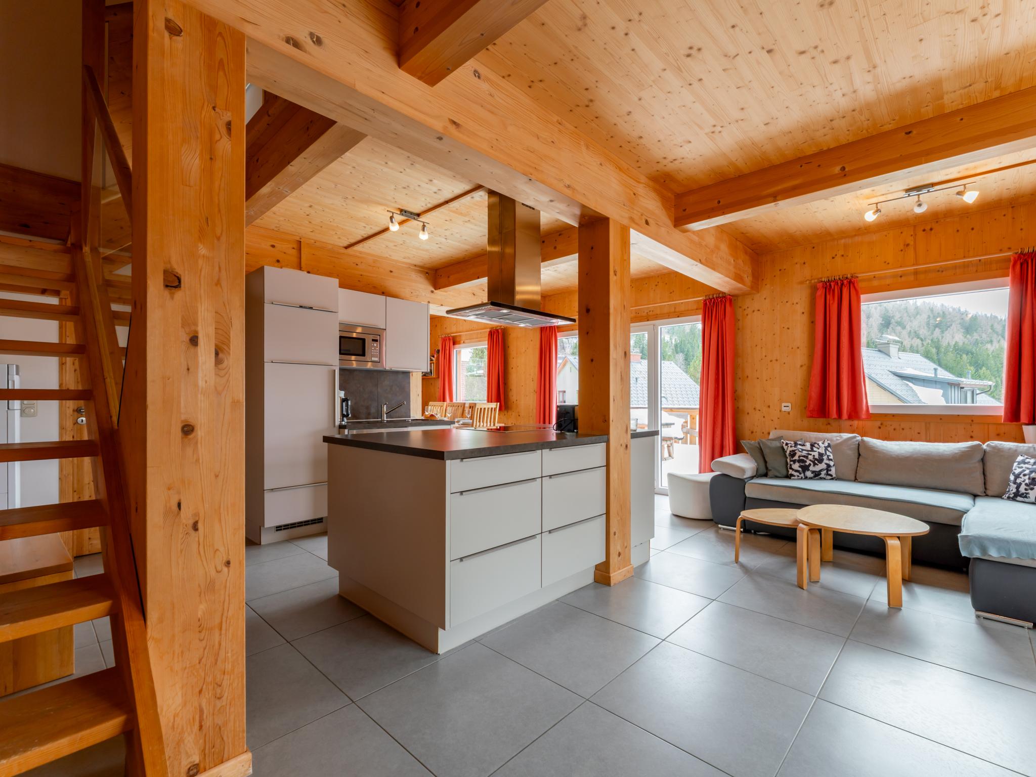 Modern kitchen at Spatzennest in Hohentauern