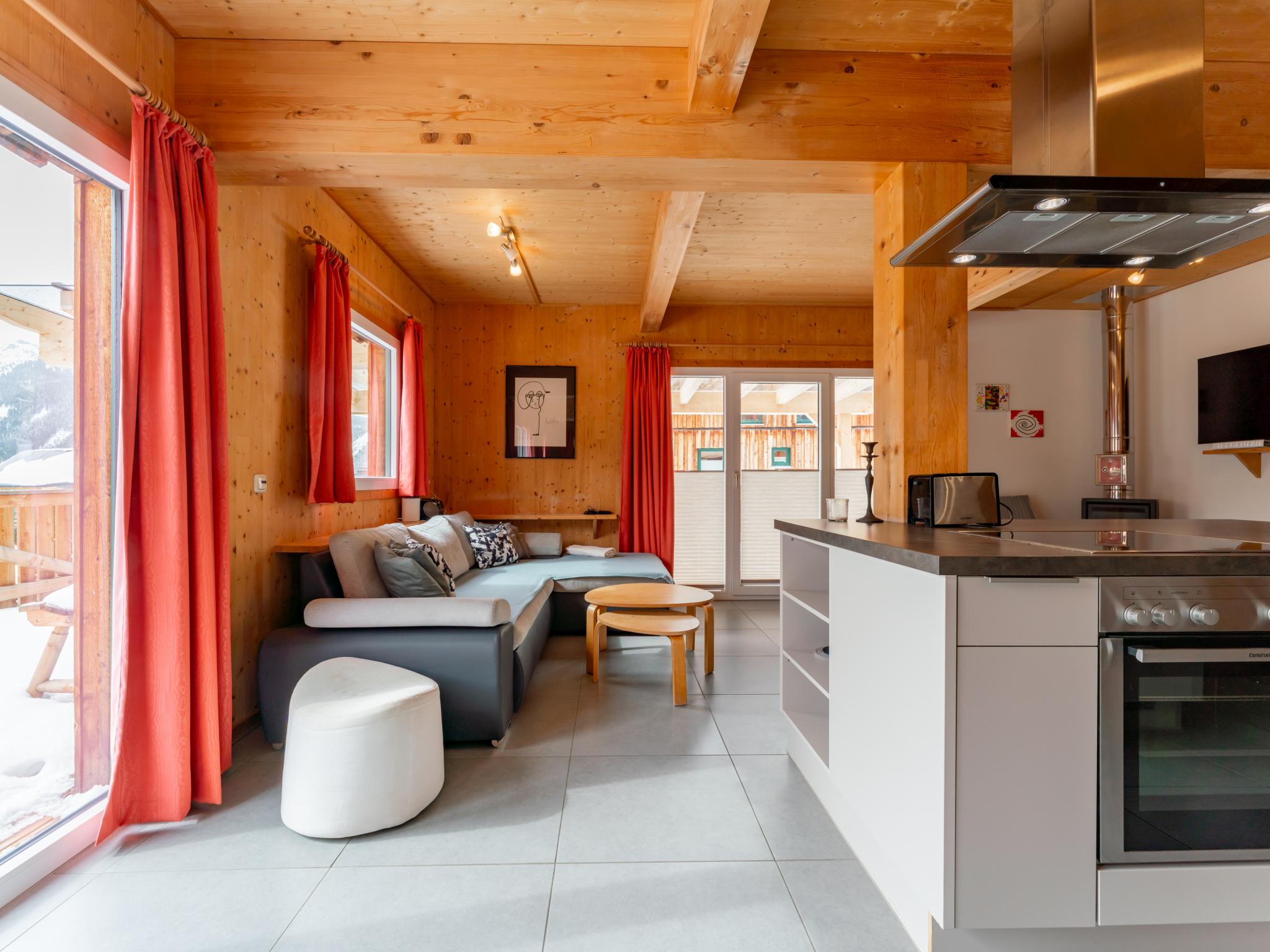 Bedroom with comfortable beds at Spatzennest in Hohentauern