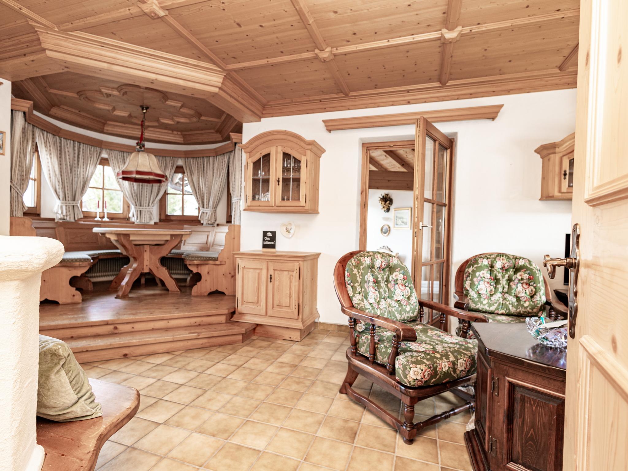 Outdoor terrace and views at Müller Nr 1 in Kirchberg in Tirol