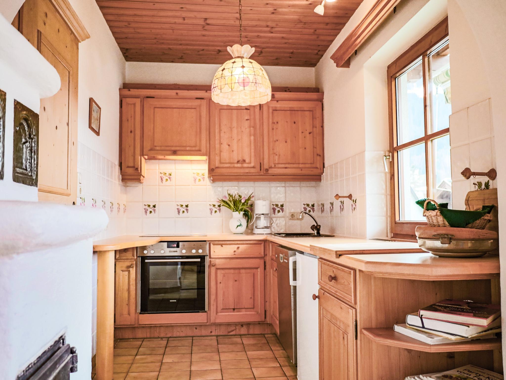 Outdoor terrace and views at Müller Nr 1 und 2 in Kirchberg in Tirol