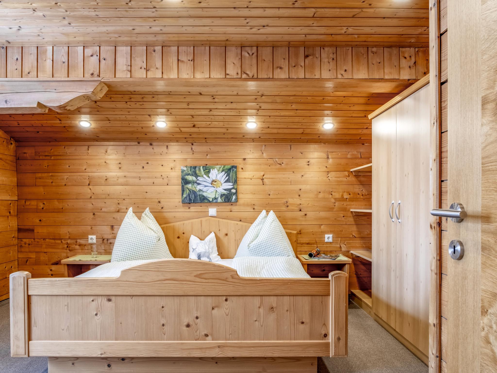 Bedroom with comfortable beds at Tiroler Bergtraum Top 1 in Wildschönau