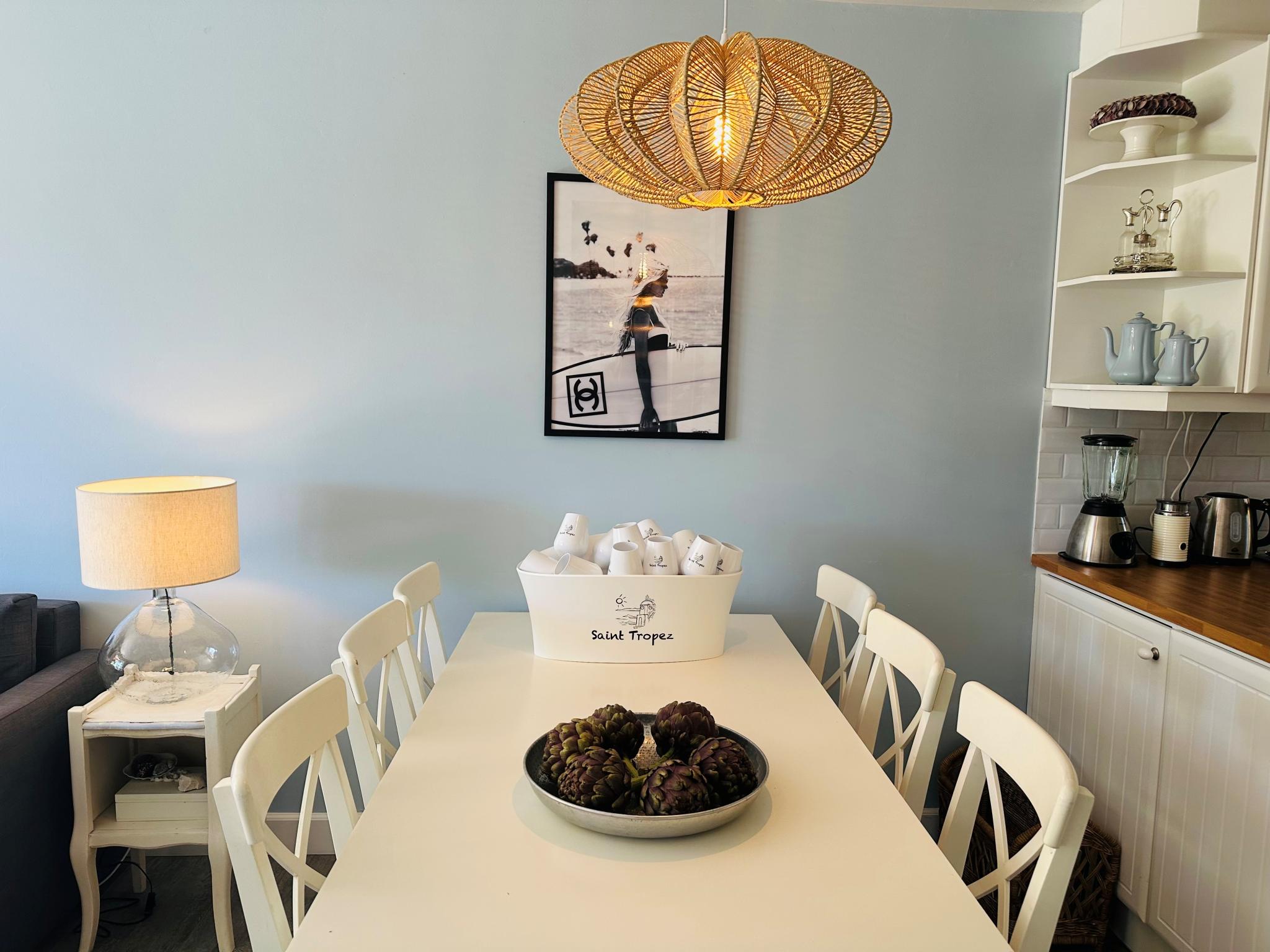 Outdoor terrace and views at Myrtales in Juan-les-Pins