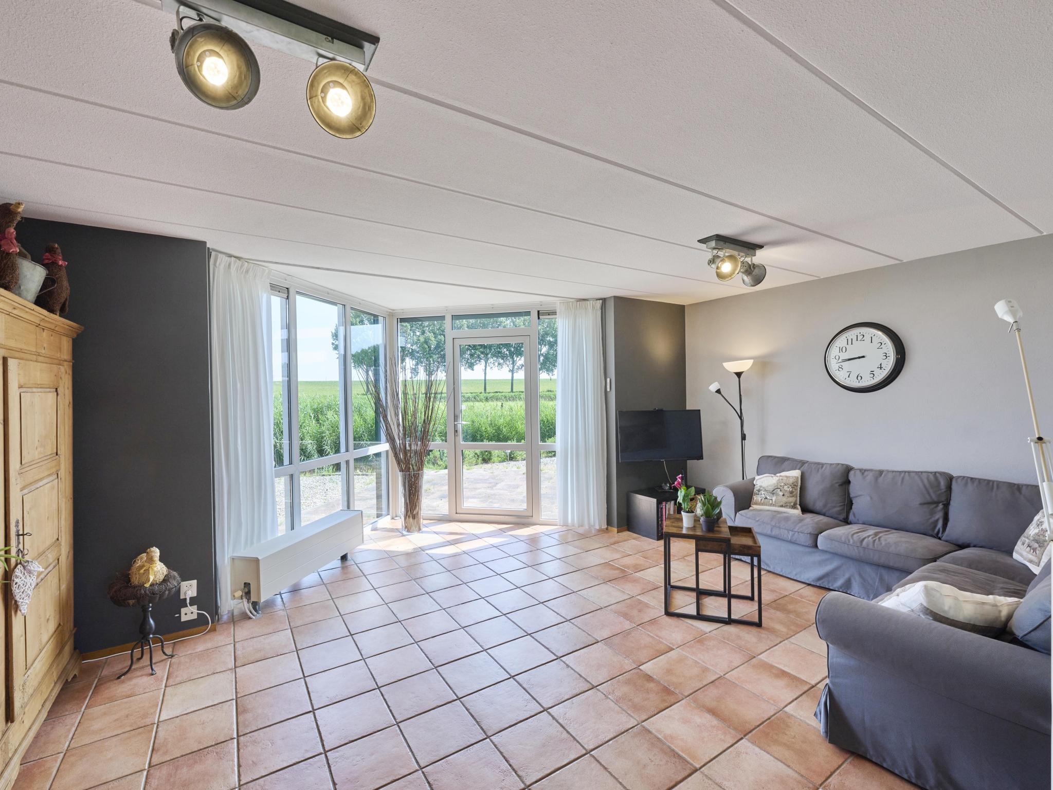 Modern kitchen at Poldergeluk in Ooltgensplaat