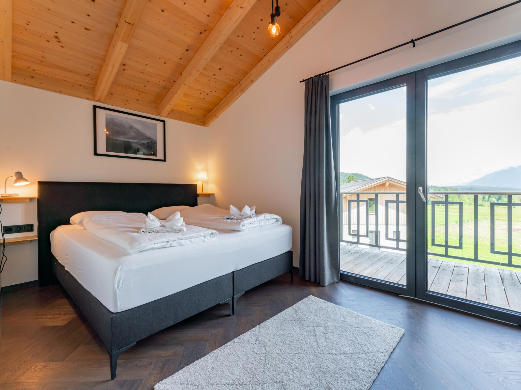 Bedroom with comfortable beds at Obermöschach 10B in Hermagor-Pressegger See