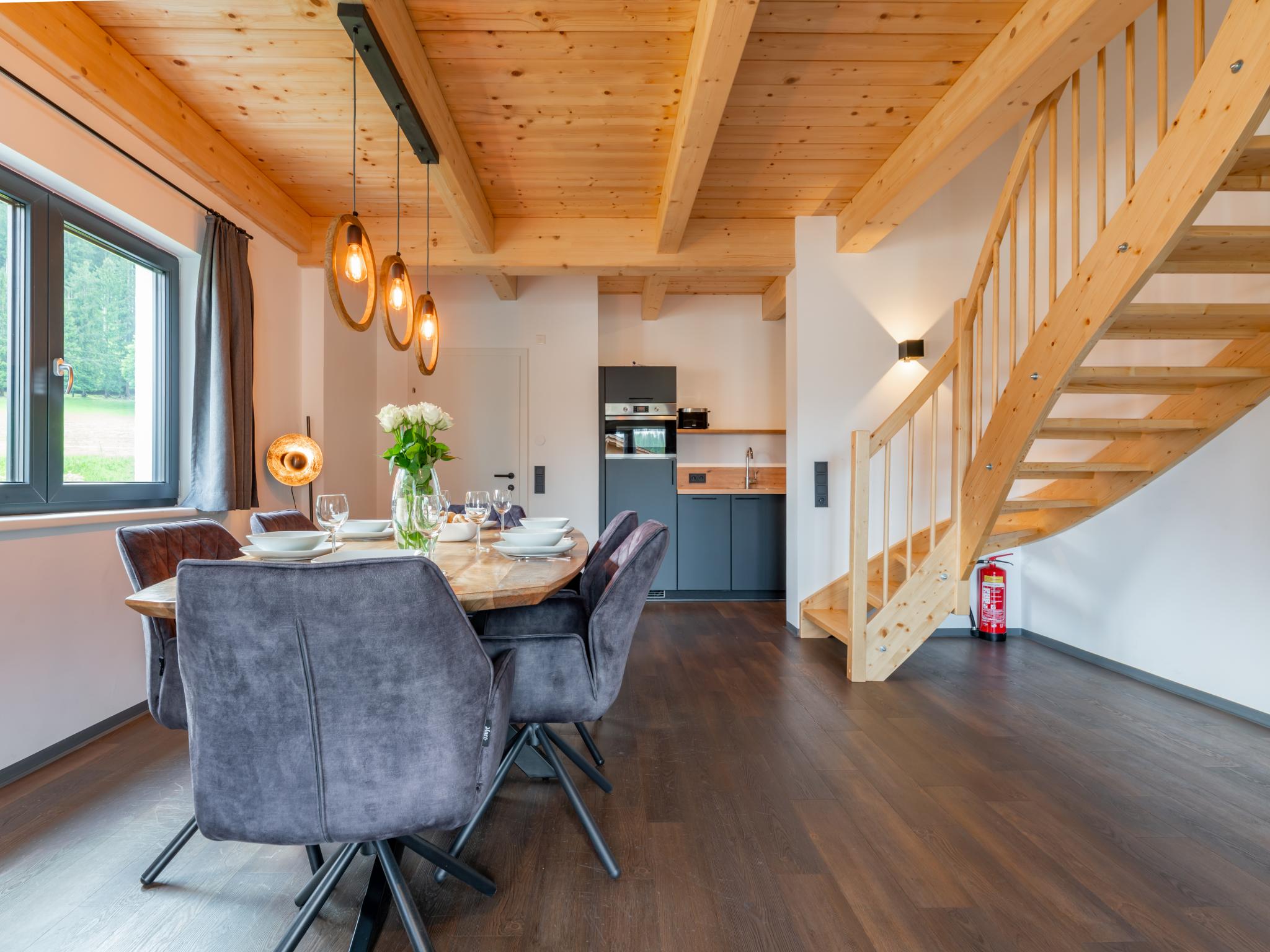 Outdoor terrace and views at Obermöschach 6A in Hermagor-Pressegger See