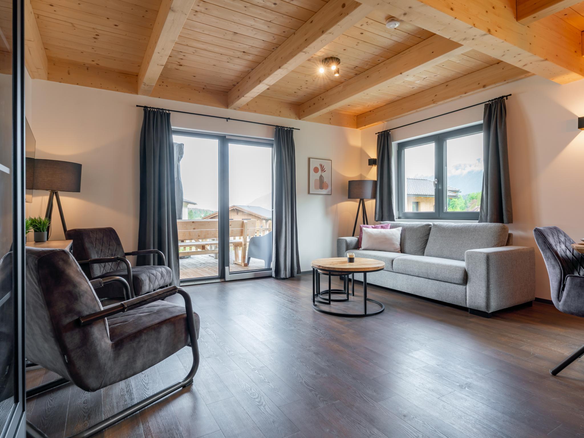 Bedroom with comfortable beds at Obermöschach 6 in Hermagor-Pressegger See