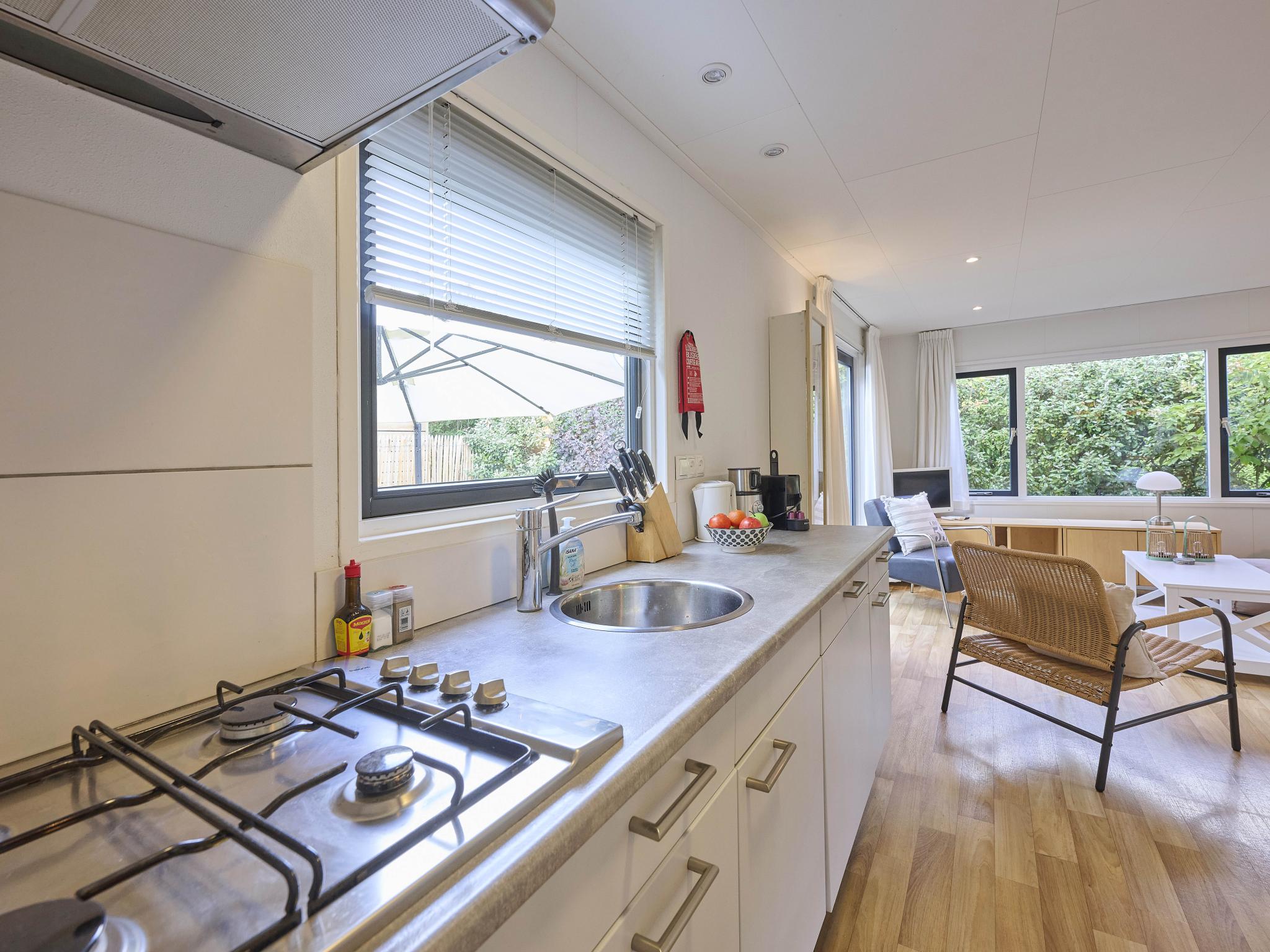 Modern kitchen at Roodborst 91 in Goedereede