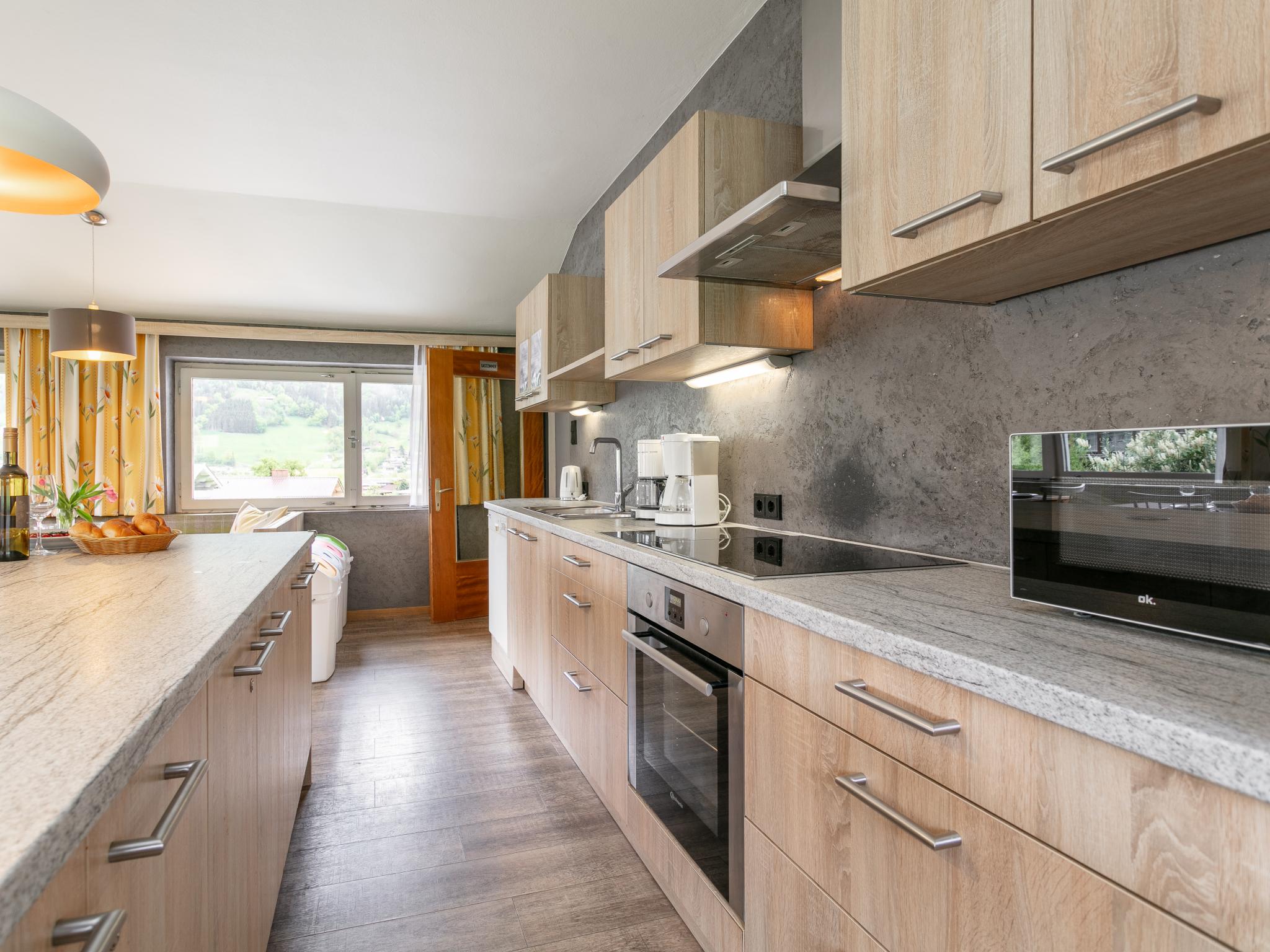 Modern kitchen at Wiesenglück in Fügen im Zillertal