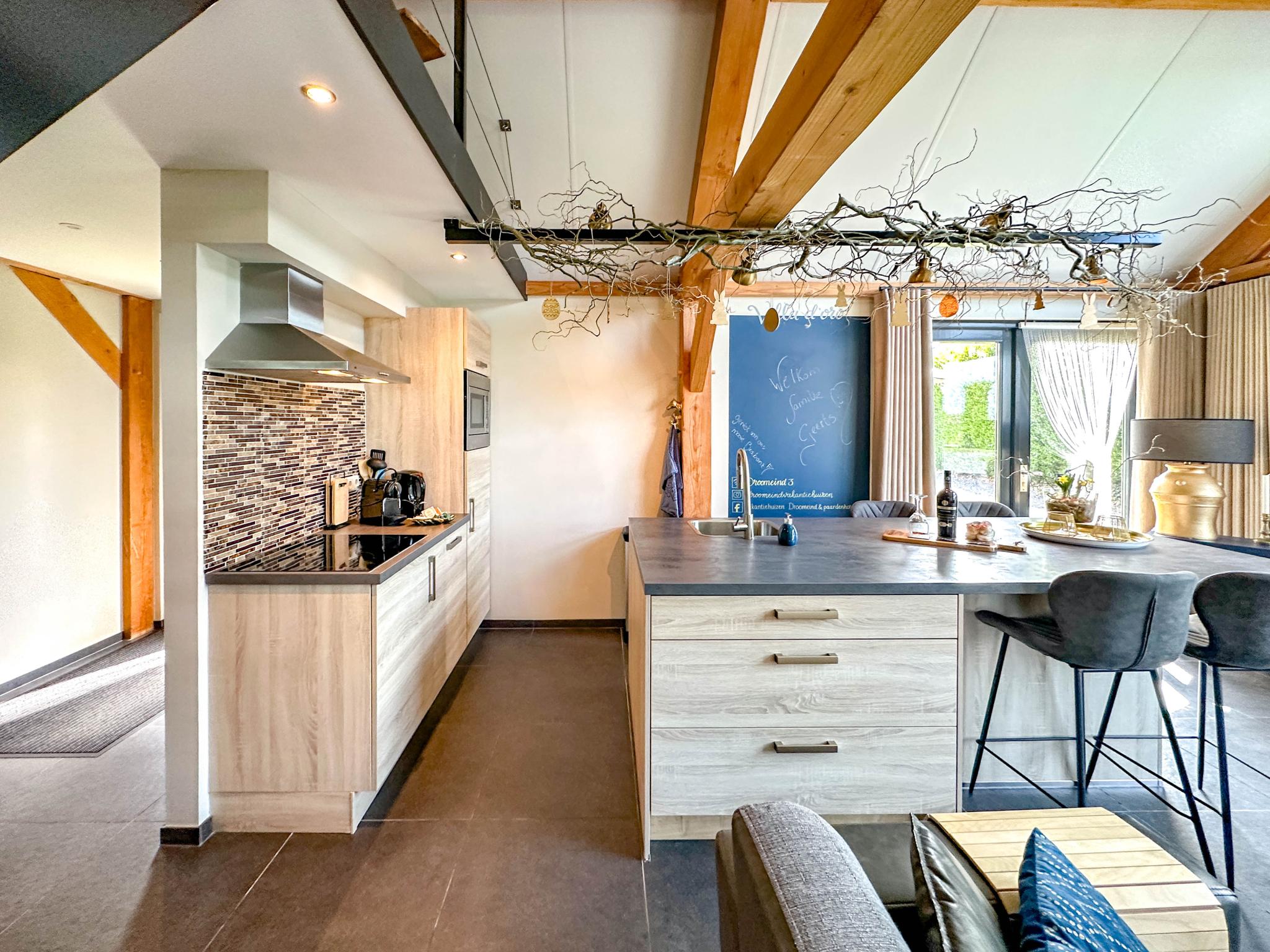 Outdoor terrace and views at Onirico in Alphen