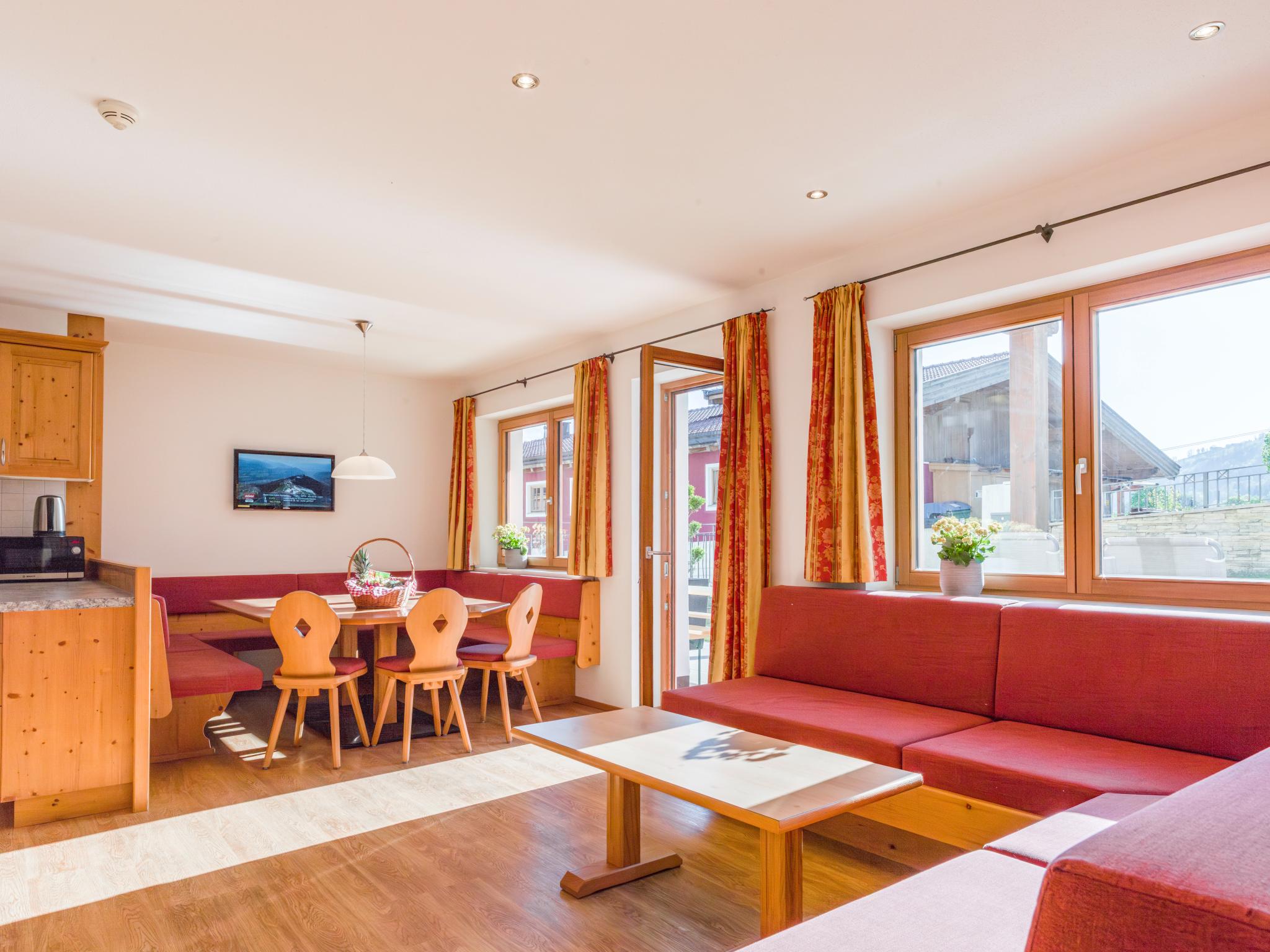 Living area at Next To The Skilift A 1 in Brixen im Thale