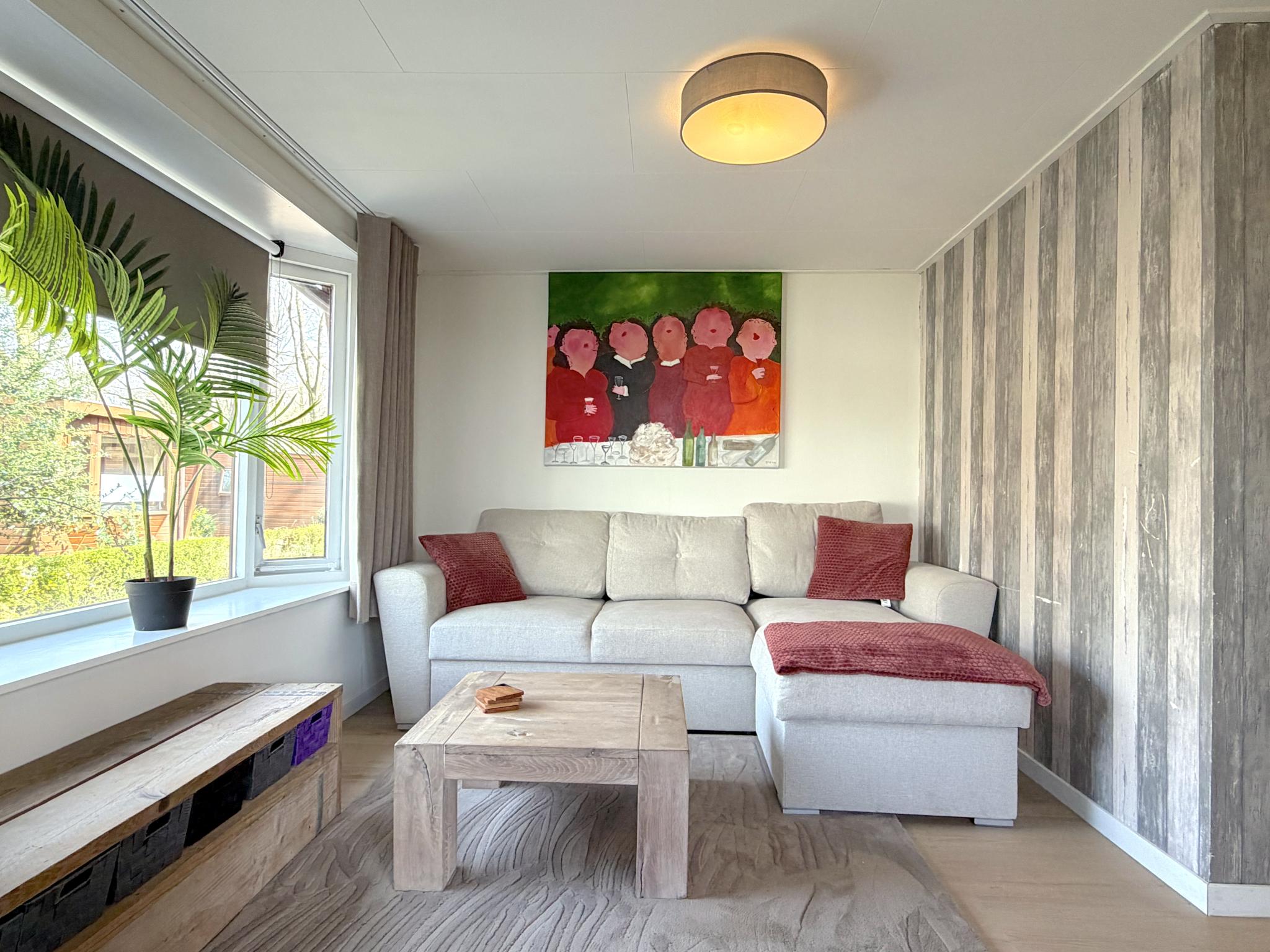 Outdoor terrace and views at t Heische hofje in Zeeland