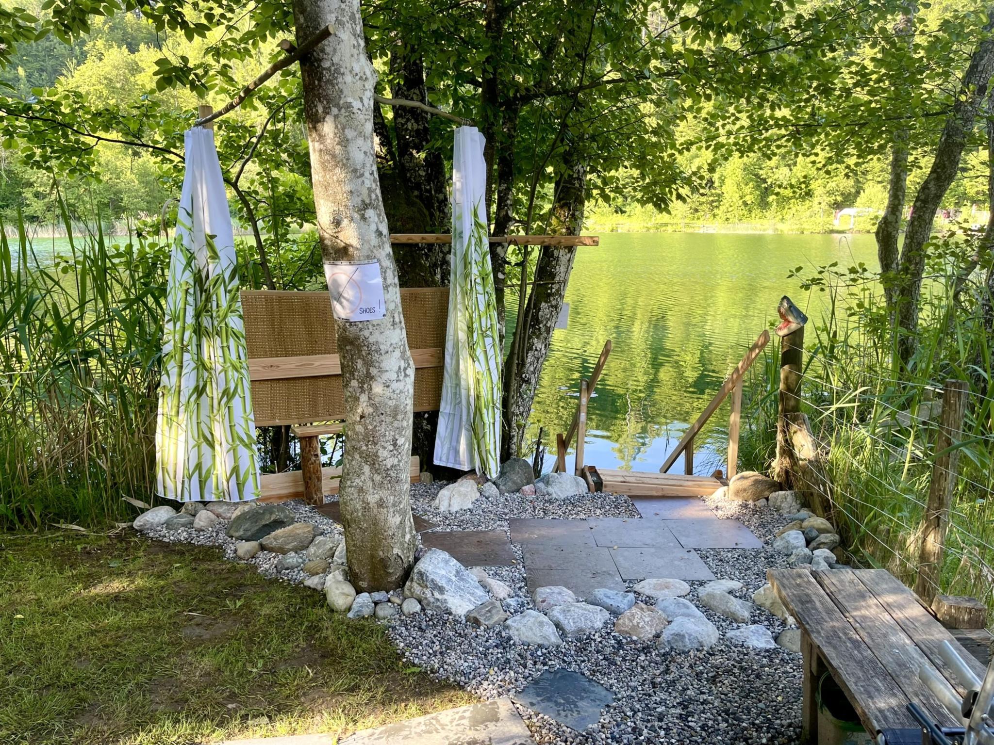 Modern kitchen at Residenz Aichwaldsee in Unteraichwald