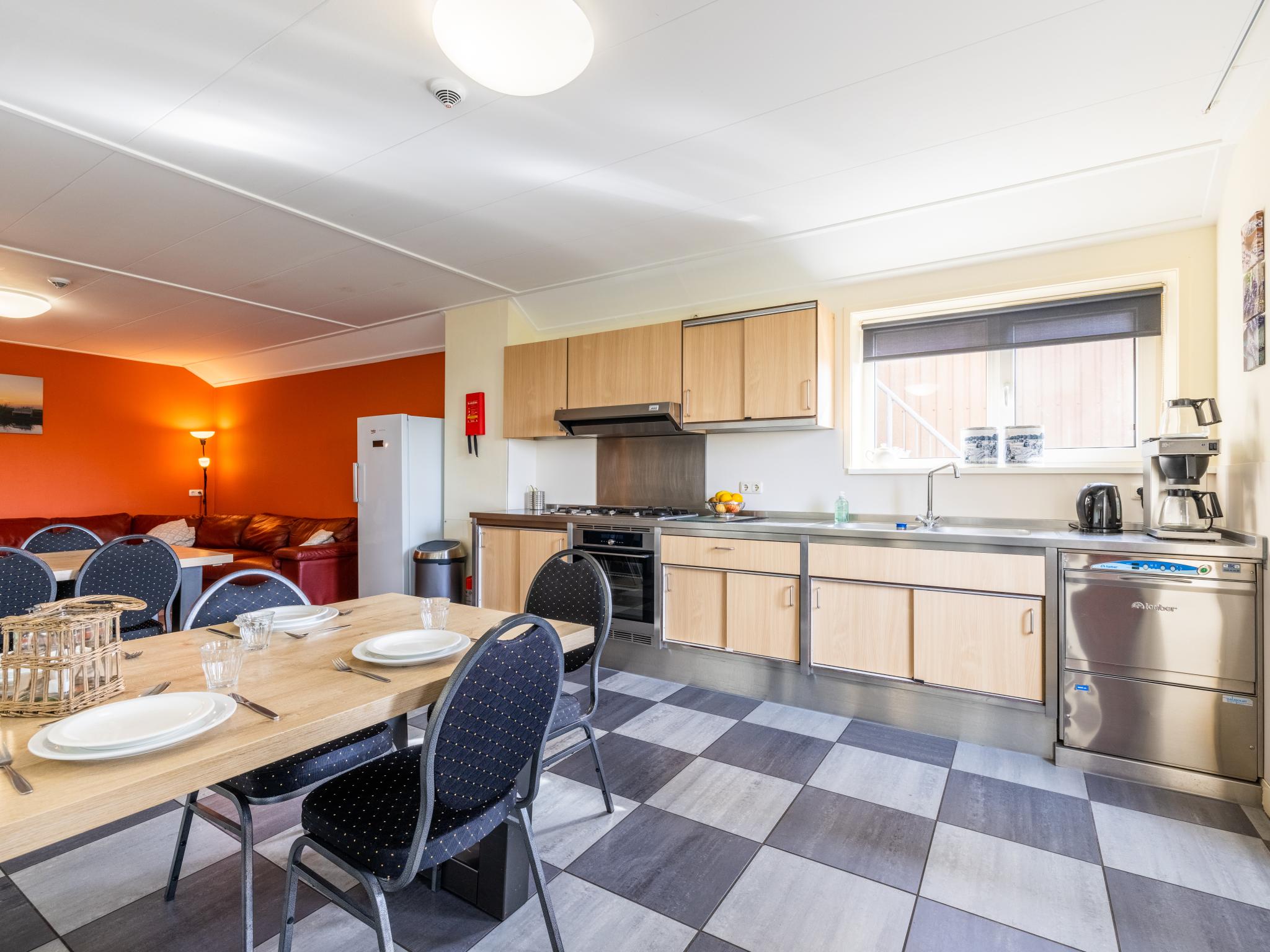 Swimming pool area at Groep in Friesland in Sint Annaparochie