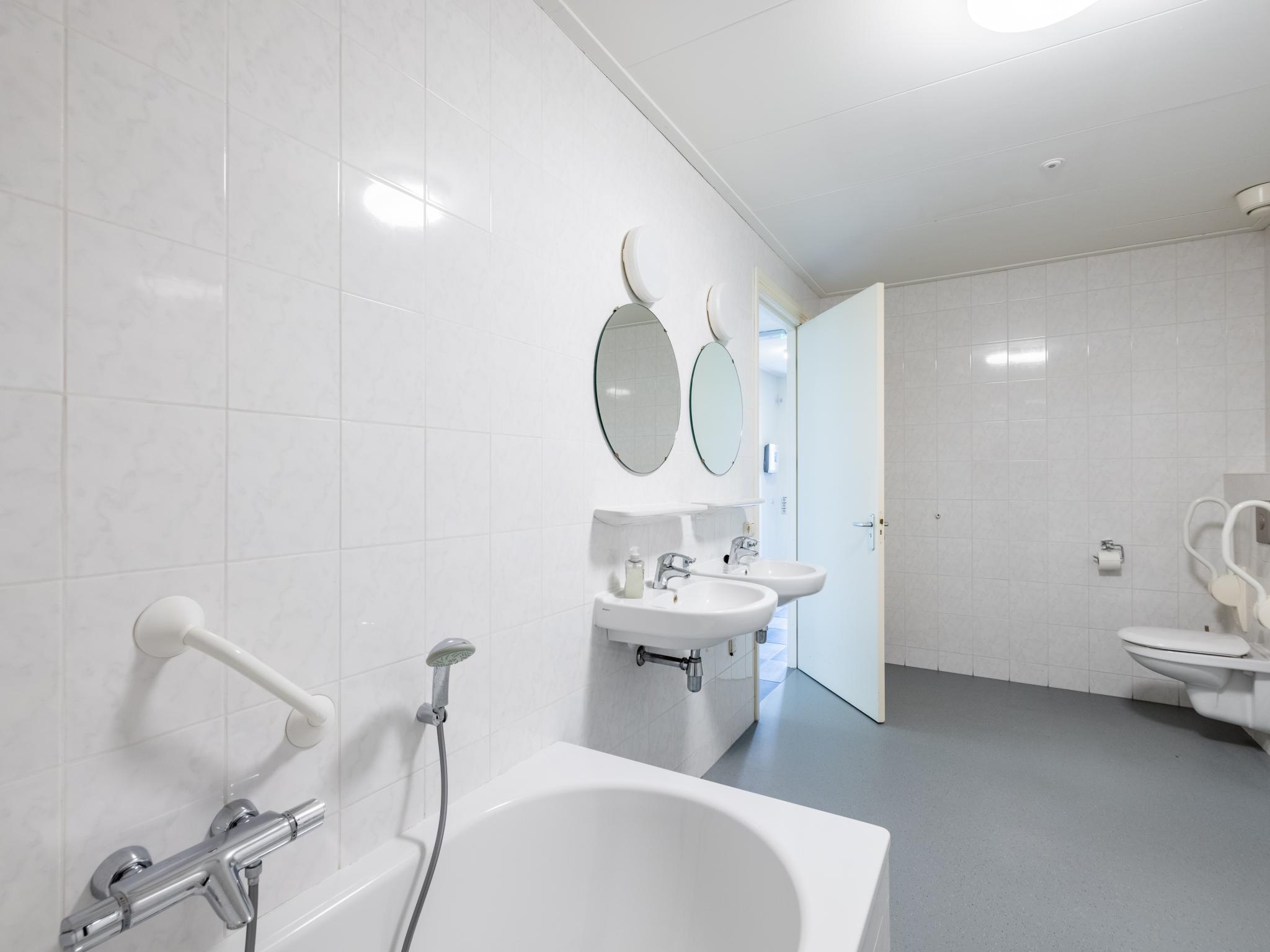 Outdoor terrace and views at Groep in Friesland in Sint Annaparochie