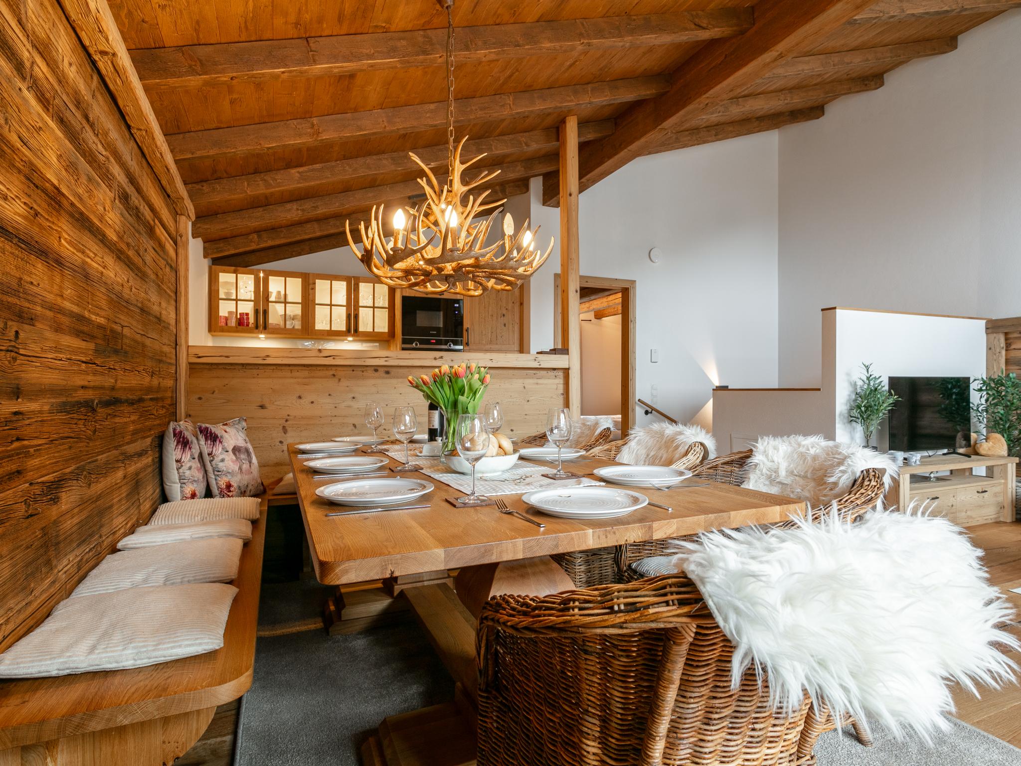 Modern kitchen at Tauernlodge Eben A3 in Eben im Pongau