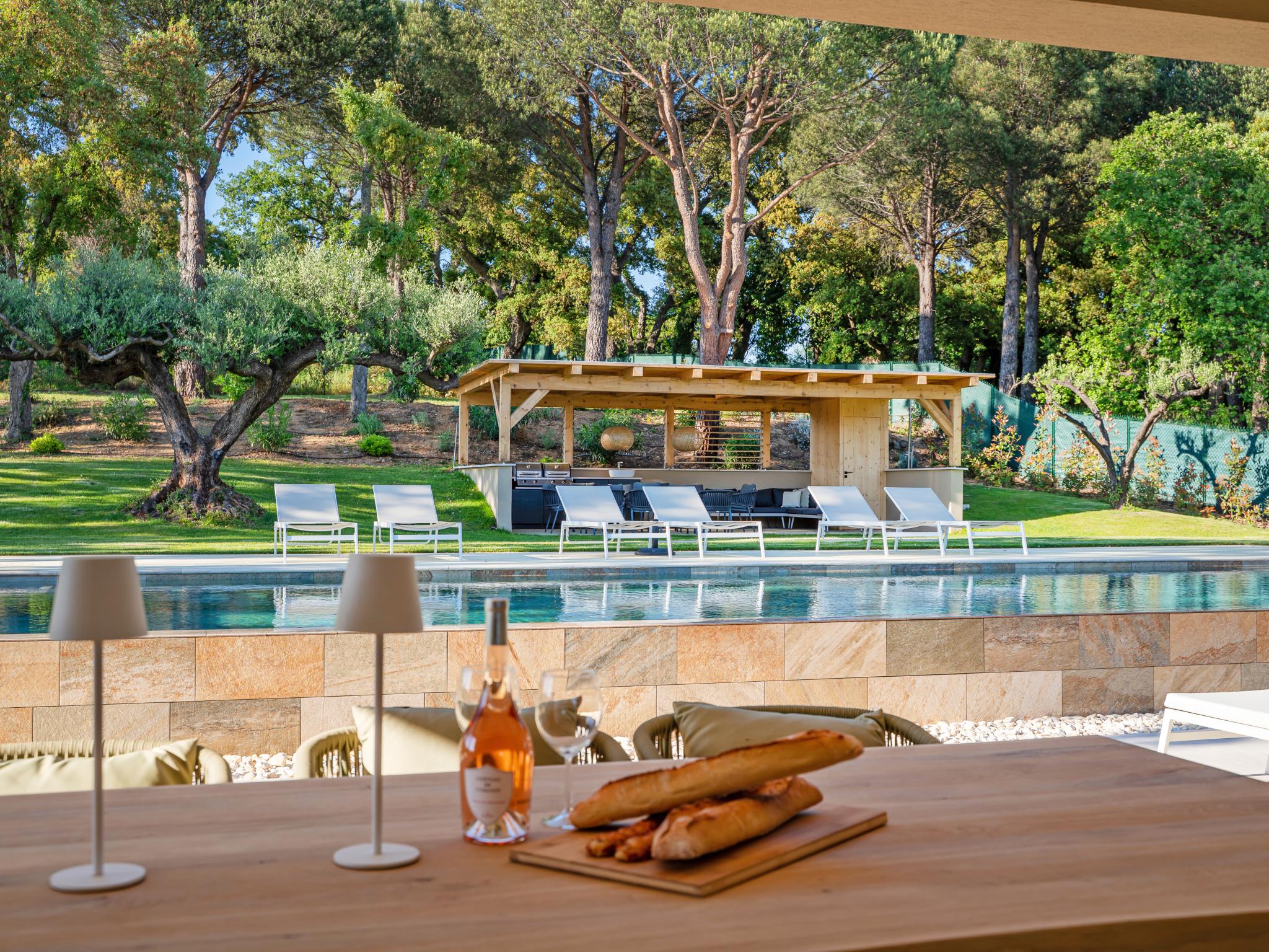 Living area at Vue Saint Tropez in Grimaud