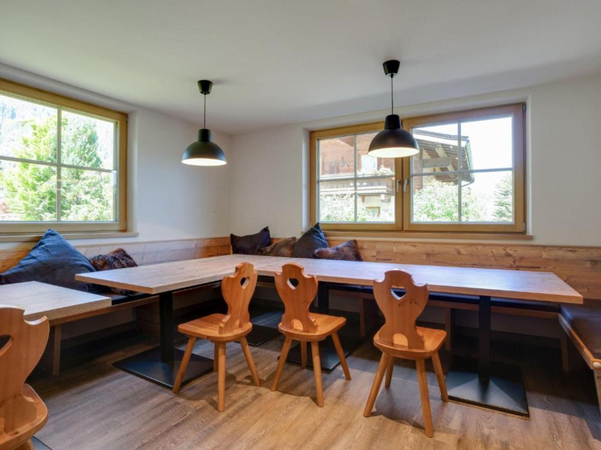 Outdoor terrace and views at Reitlehen in Hollersbach im Pinzgau