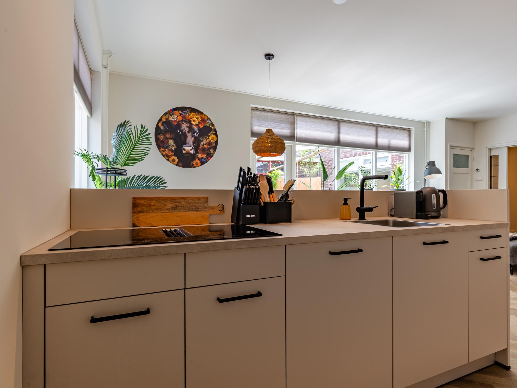 Outdoor terrace and views at Dorpskaemer in Warmenhuizen