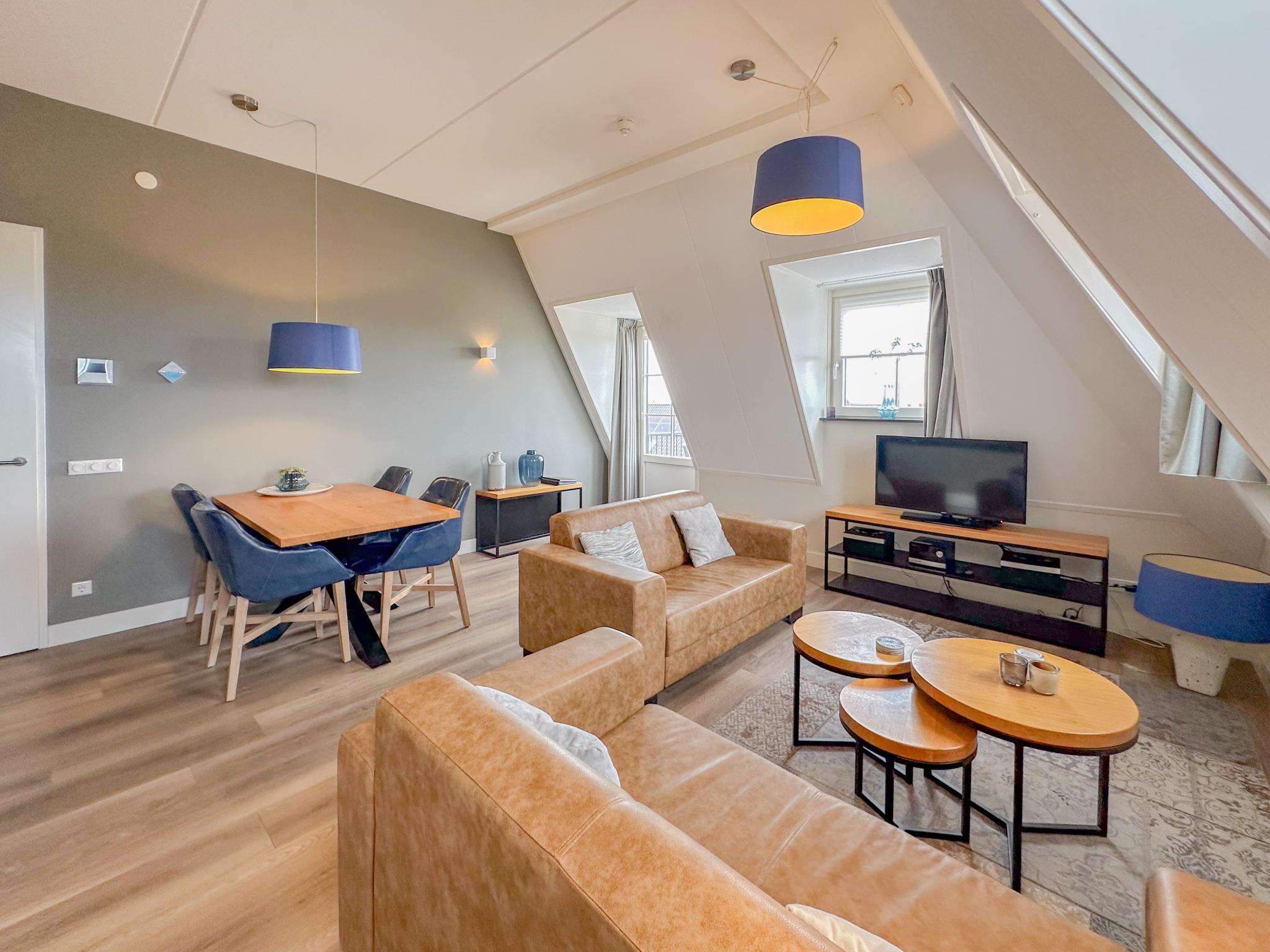 Modern kitchen at Top luxe 27G in Colijnsplaat