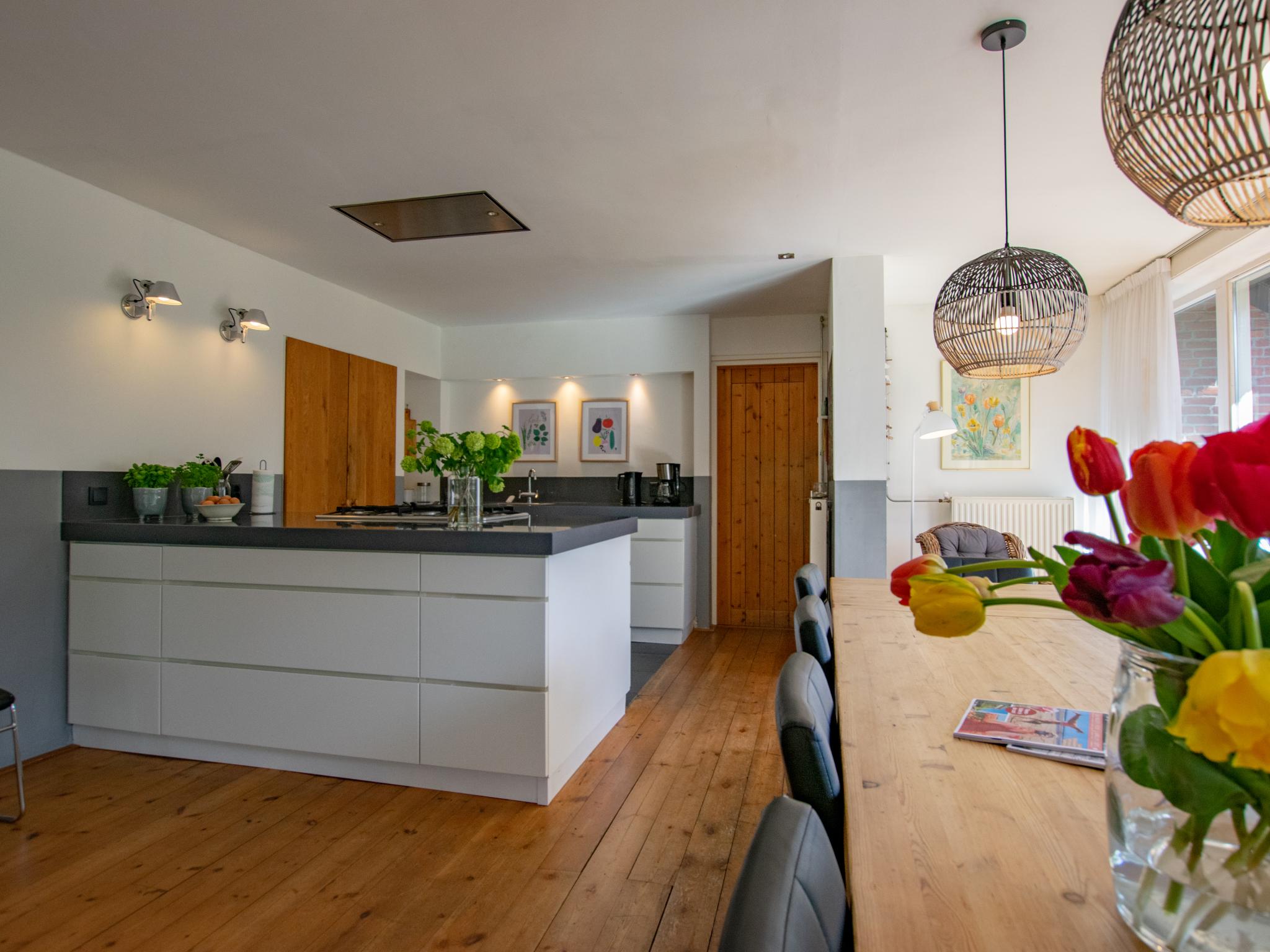 Modern kitchen at Duinzicht in Callantsoog