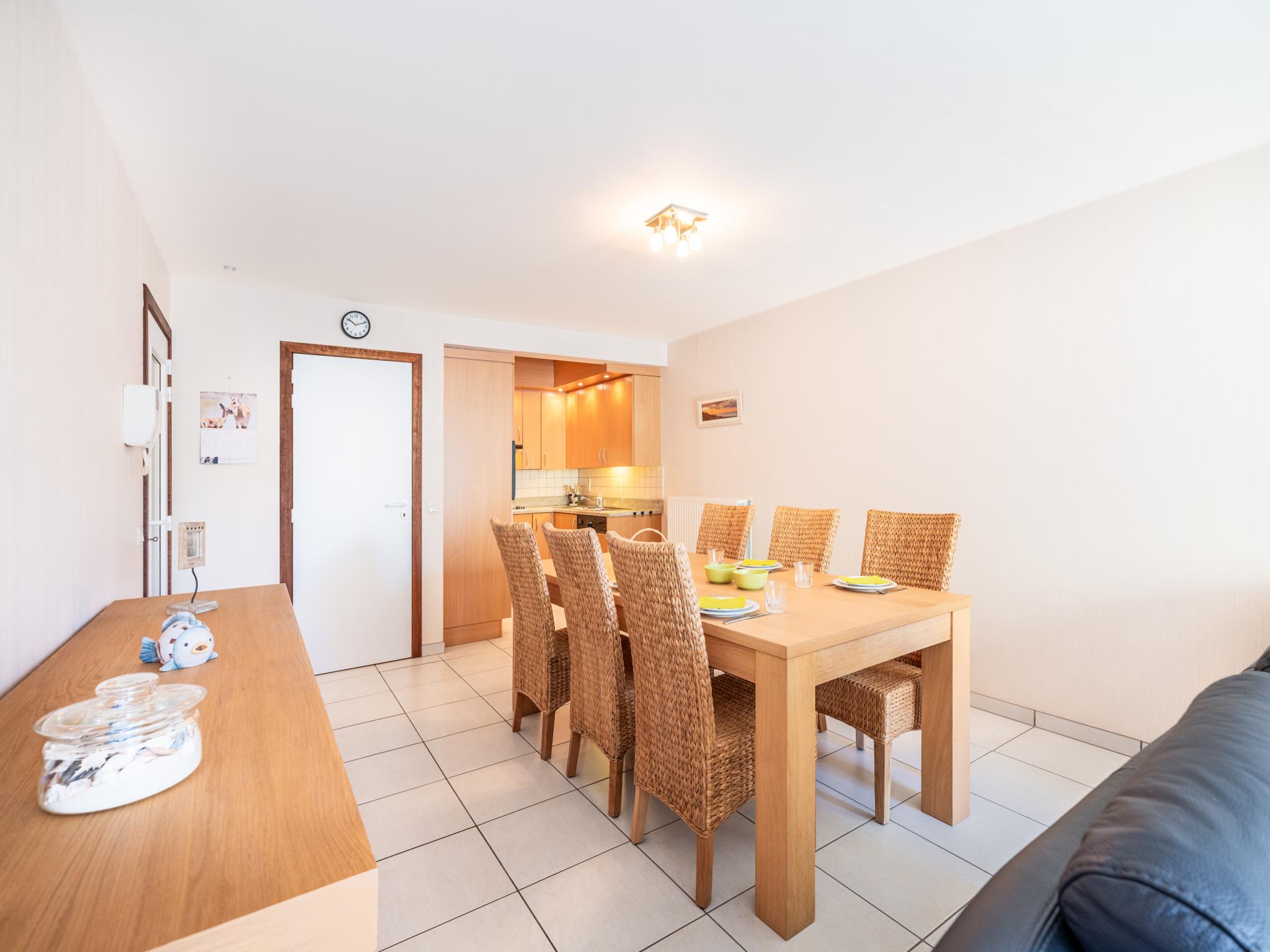 Modern kitchen at Pablito premier in Koksijde