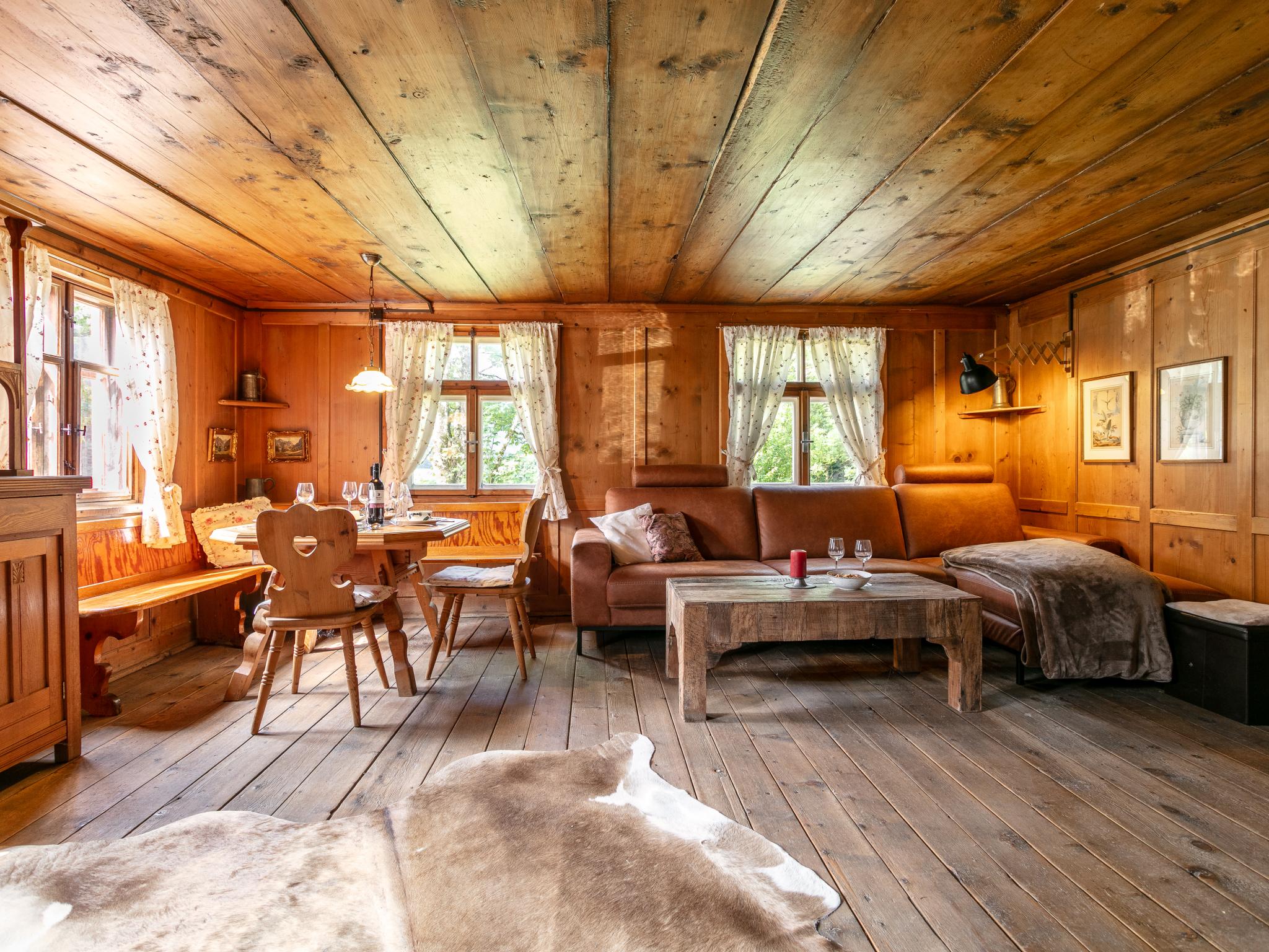 Living area at Waldhüsle in Dalaas