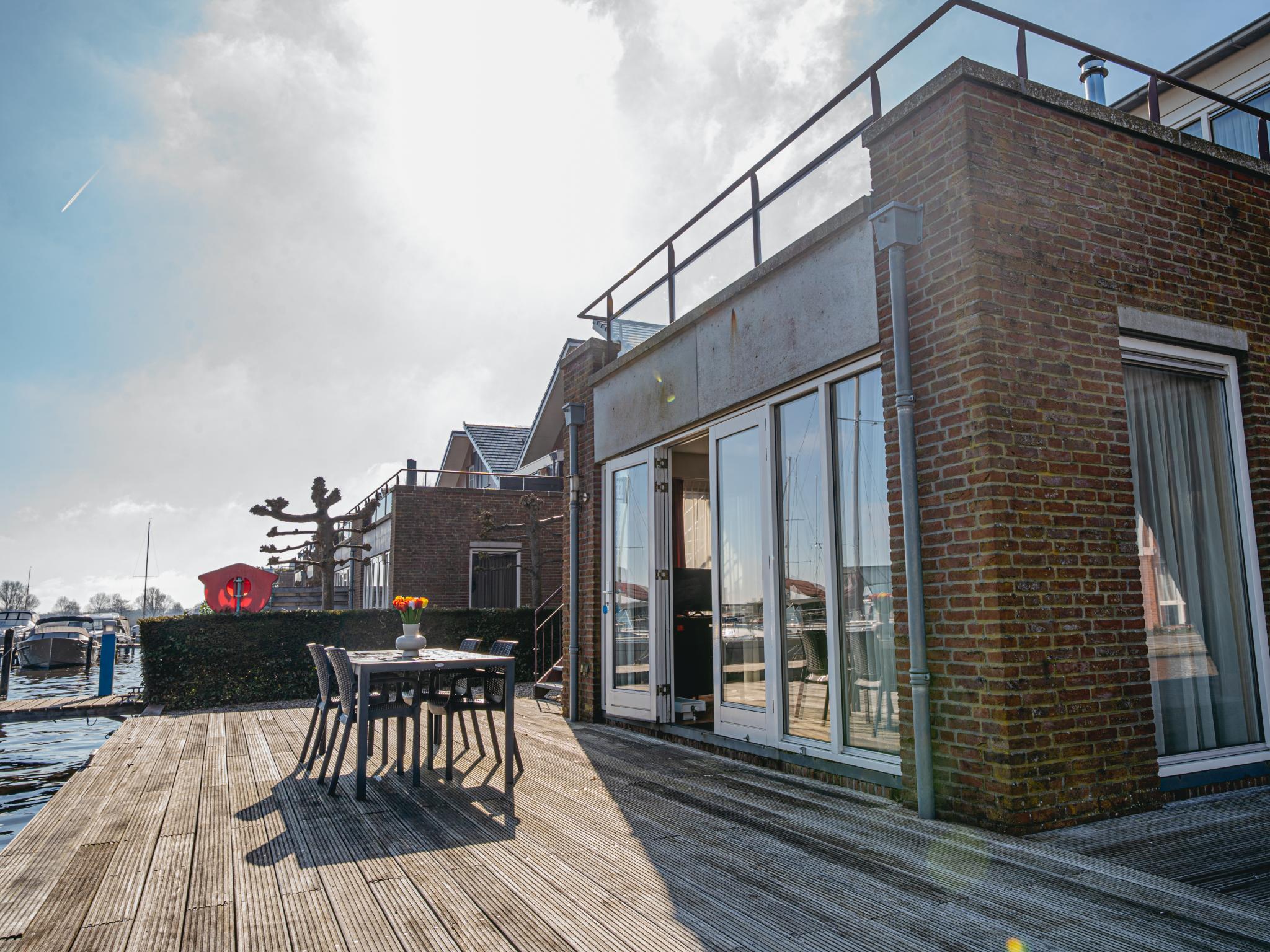 Living area at Waterbase in Uitgeest