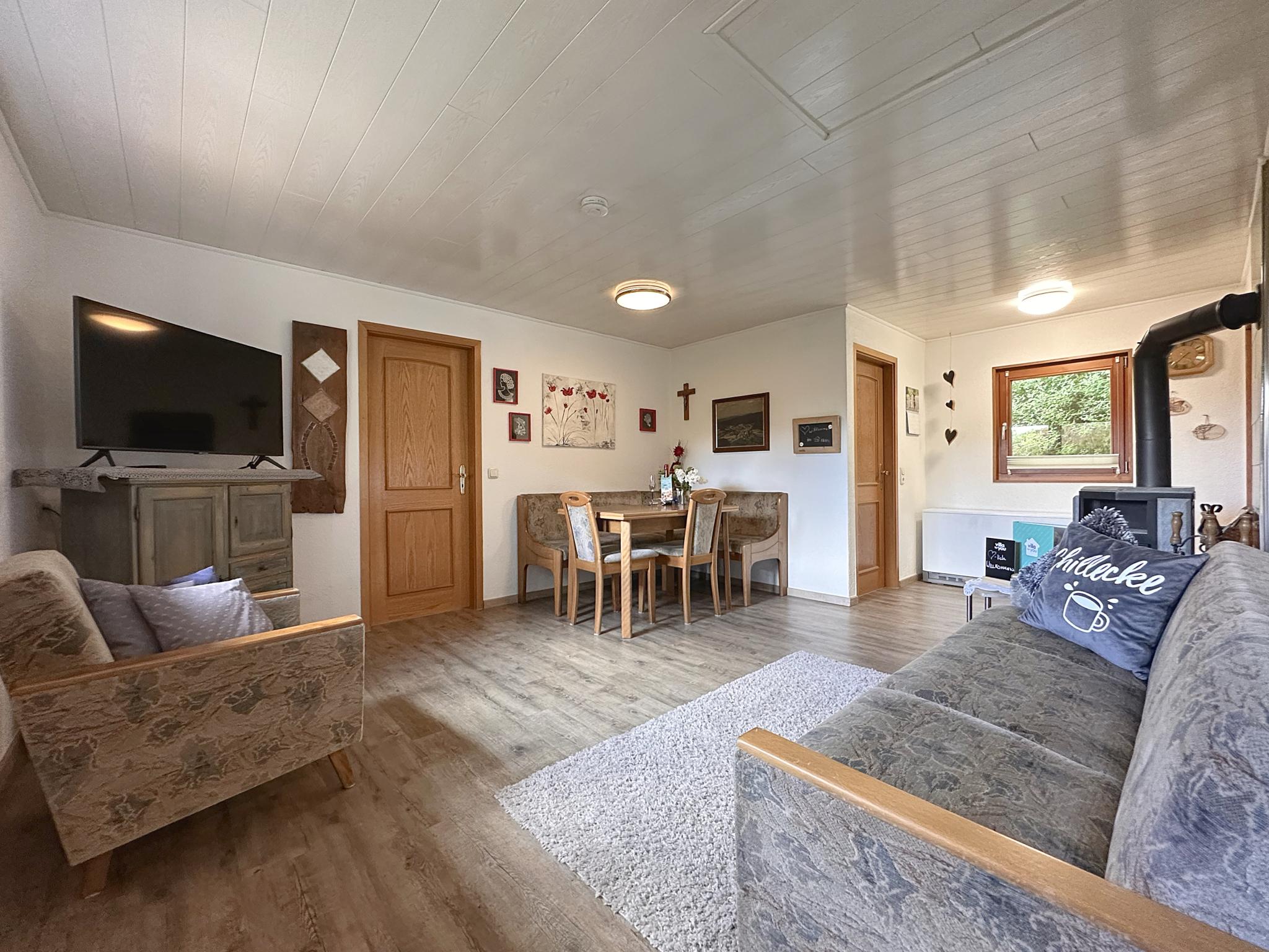 Bedroom with comfortable beds at Haus Anna in Stadlern