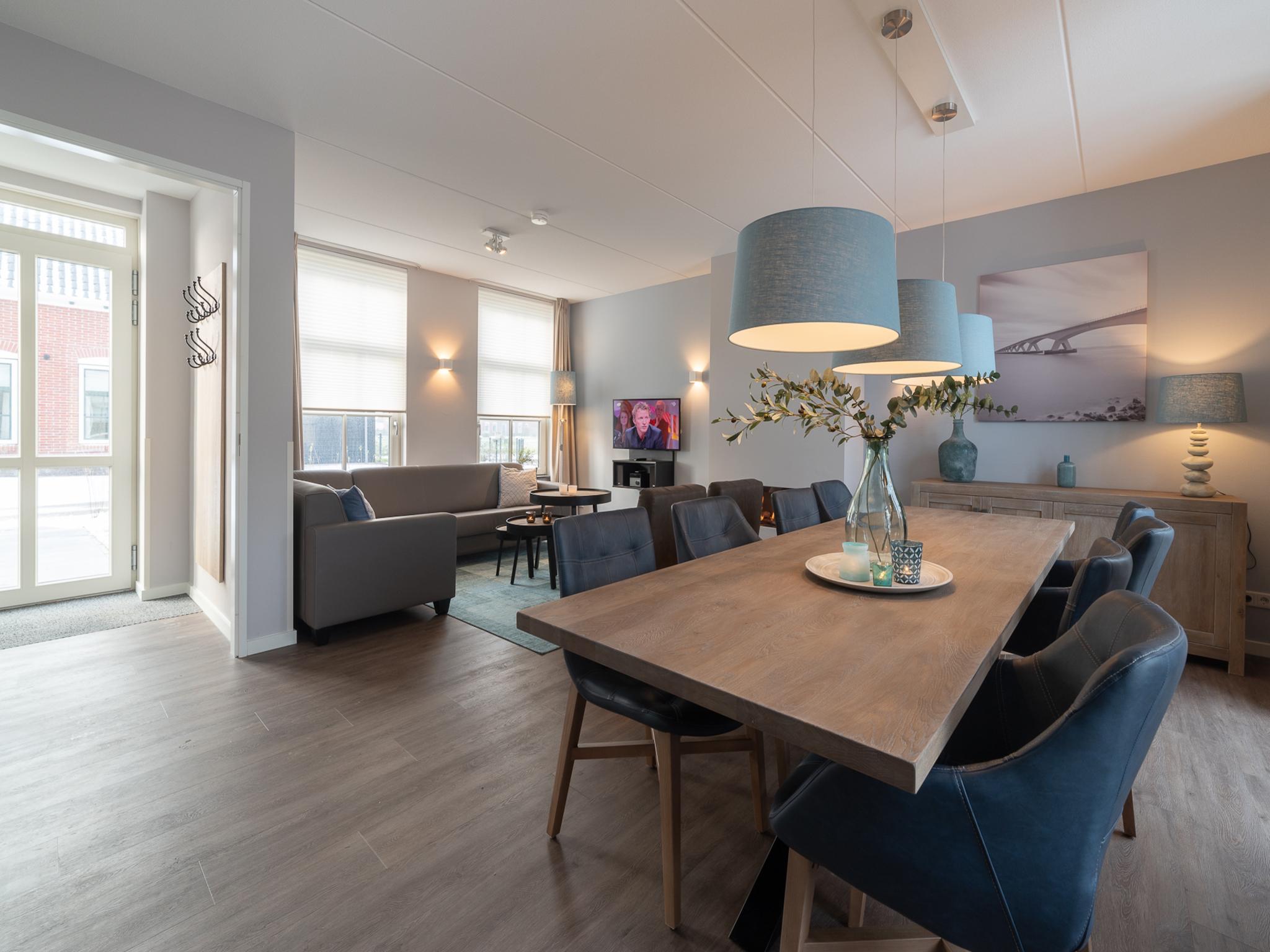 Modern kitchen at Happy Beach 44 in Colijnsplaat