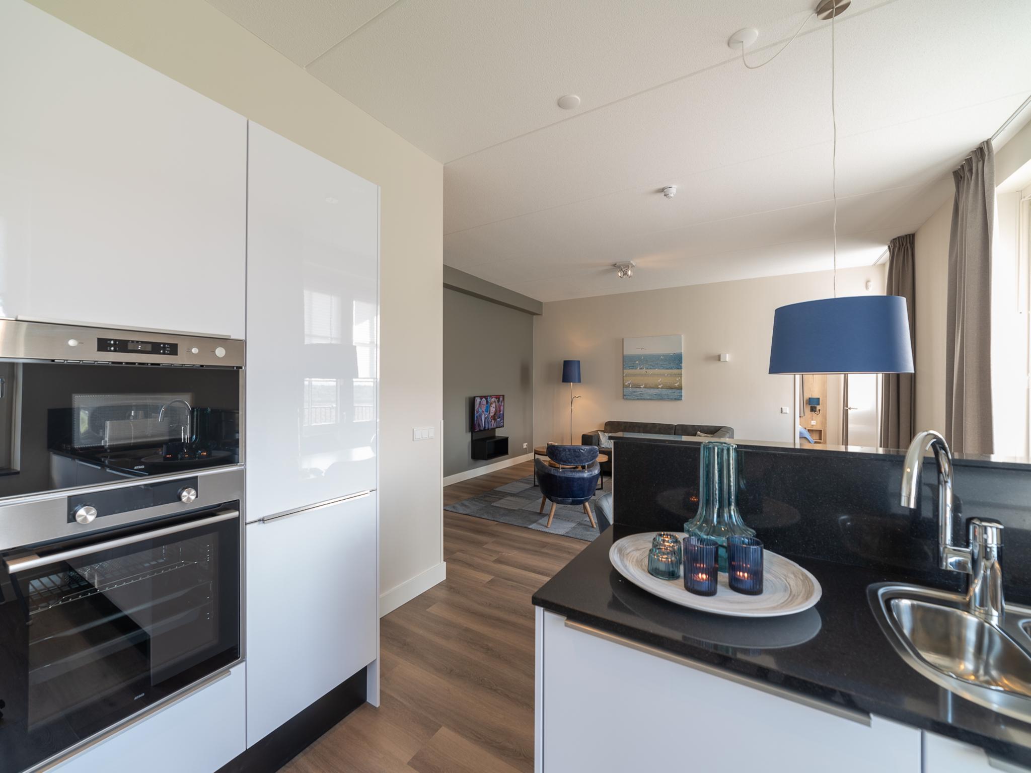 Bathroom facilities at SeaLuxe Residence in Colijnsplaat