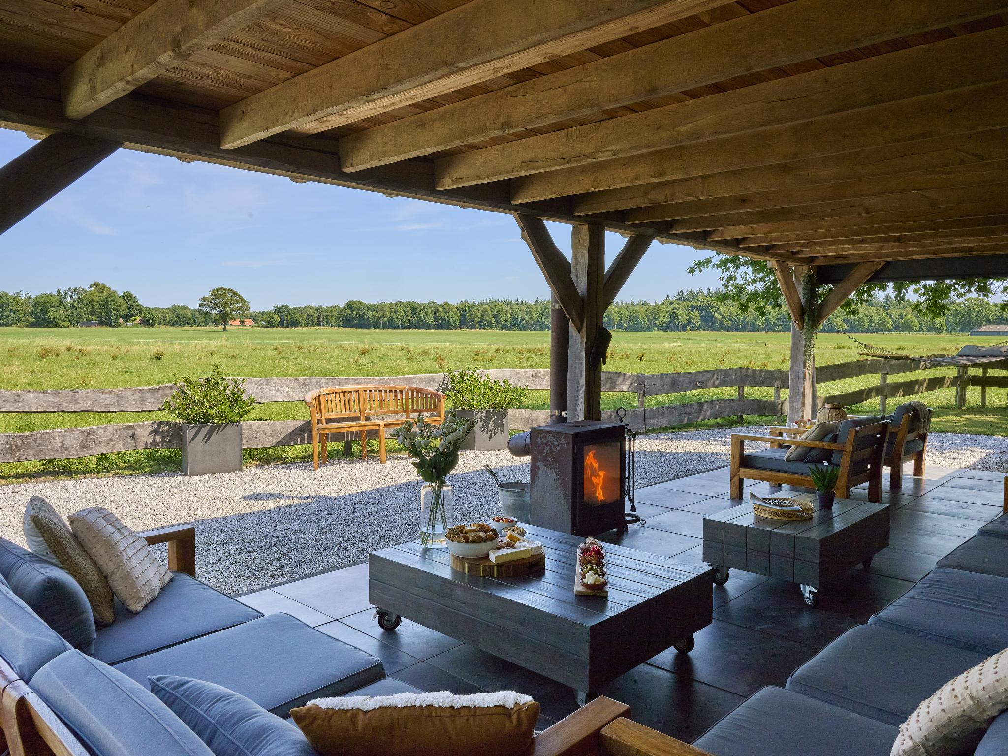 Living area at Pure Rust in Holten