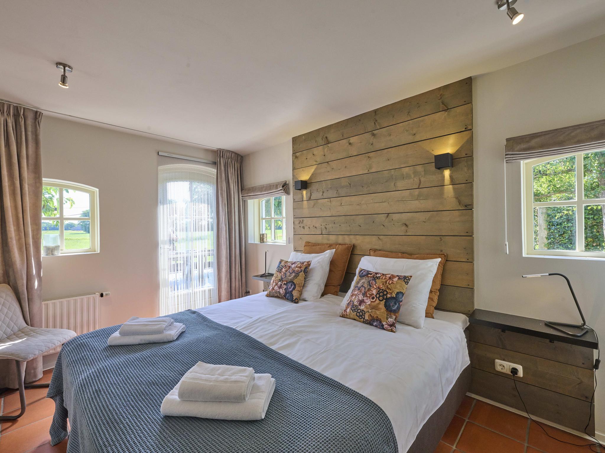 Outdoor terrace and views at Pure Rust in Holten