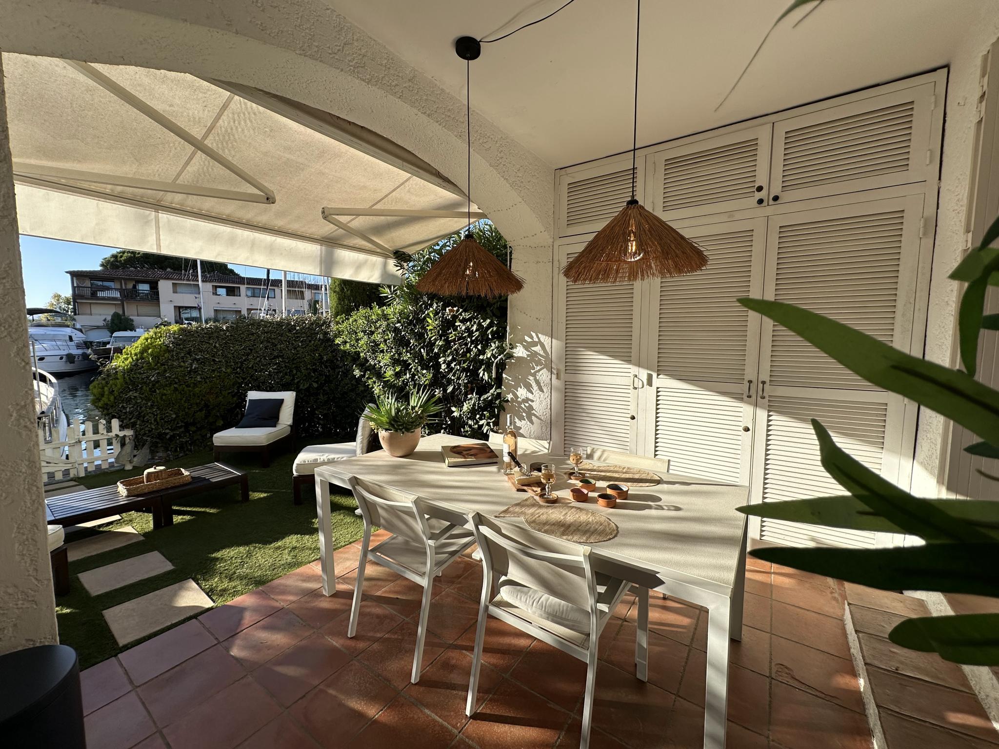 Bedroom with comfortable beds at Arlore in Port Grimaud