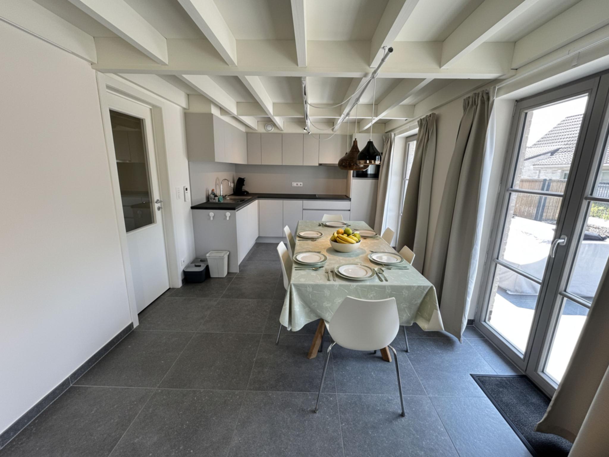 Modern kitchen at Westhinder II H28 in Koksijde