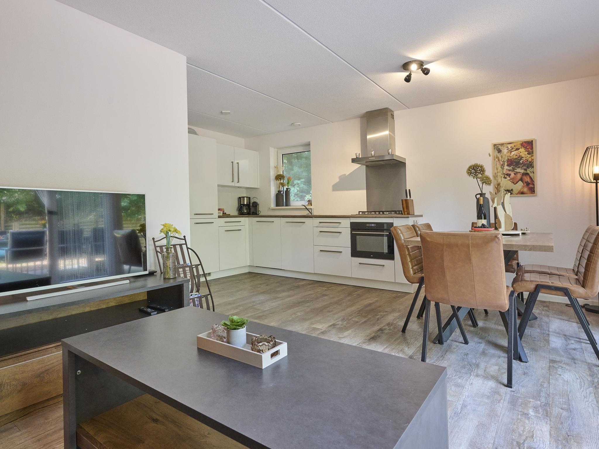 Swimming pool area at De Linde in Nunspeet