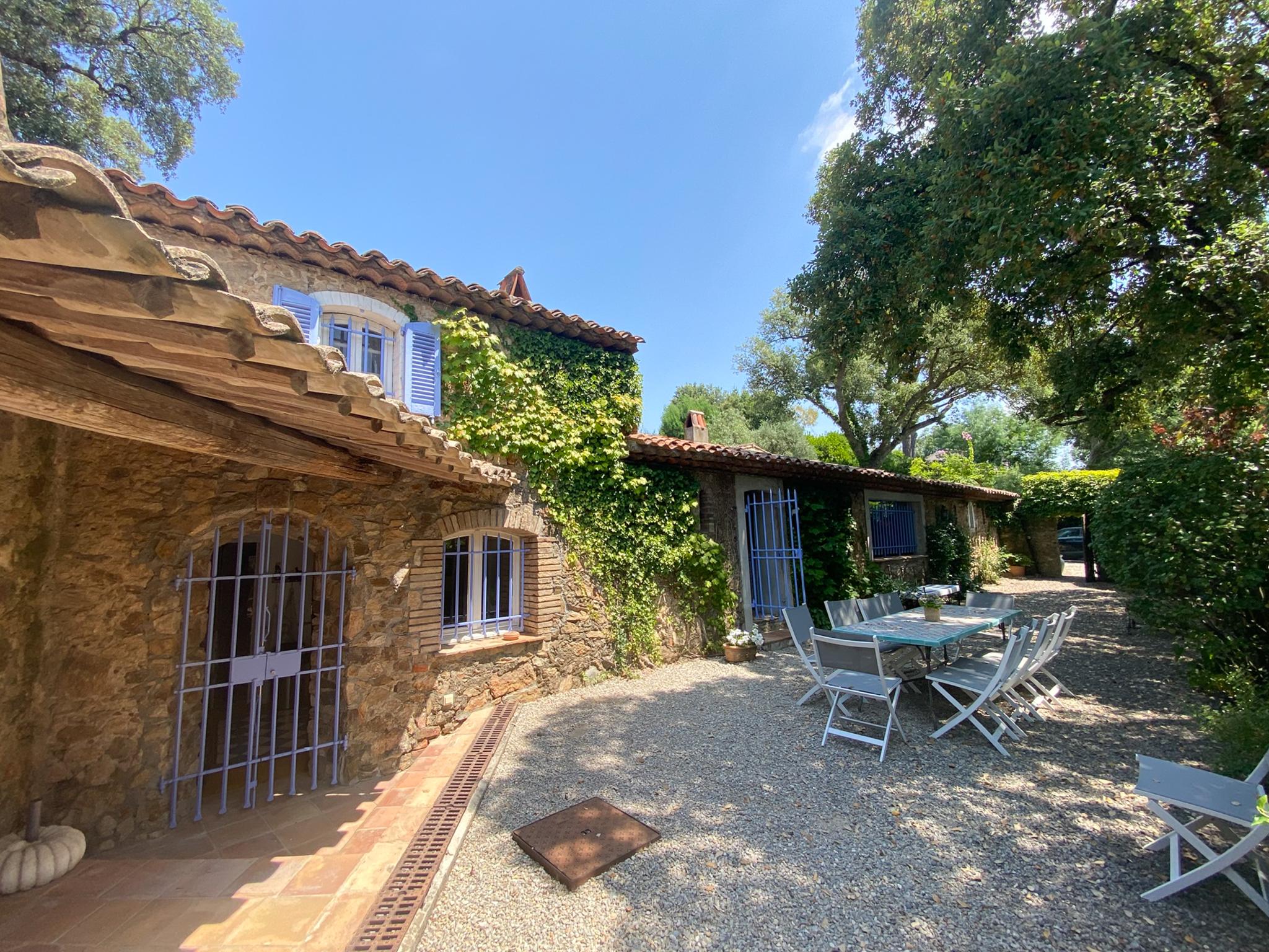 Living area at Bergerie in Grimaud