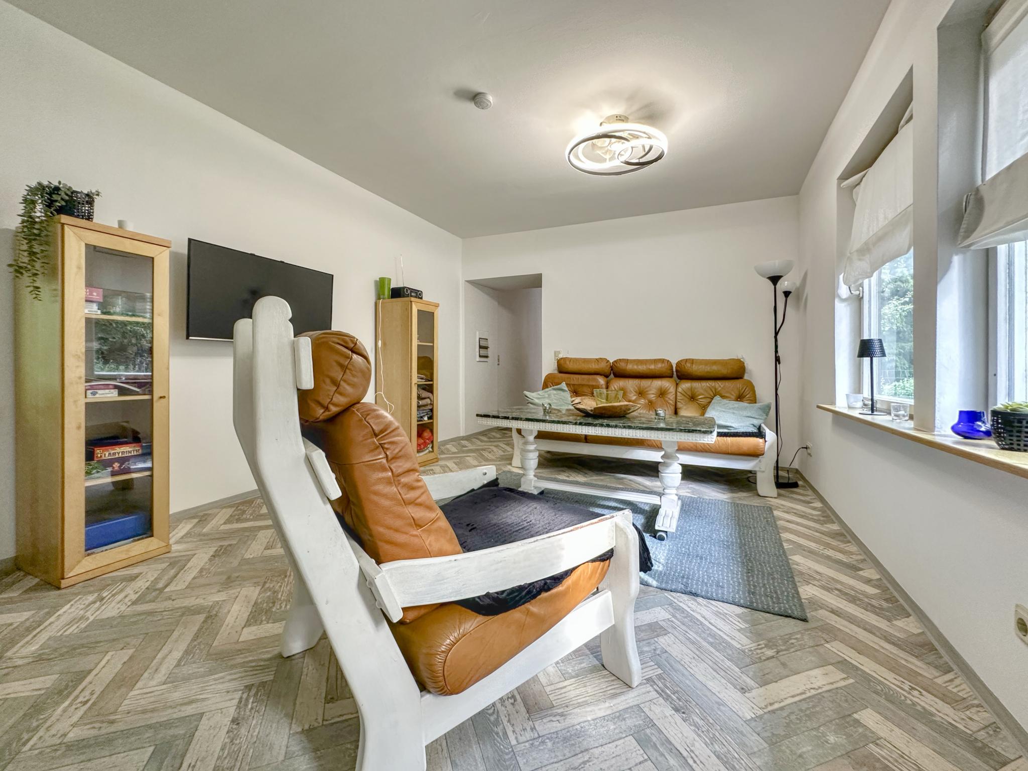 Bedroom with comfortable beds at Königspfalzblick in Elbingerode