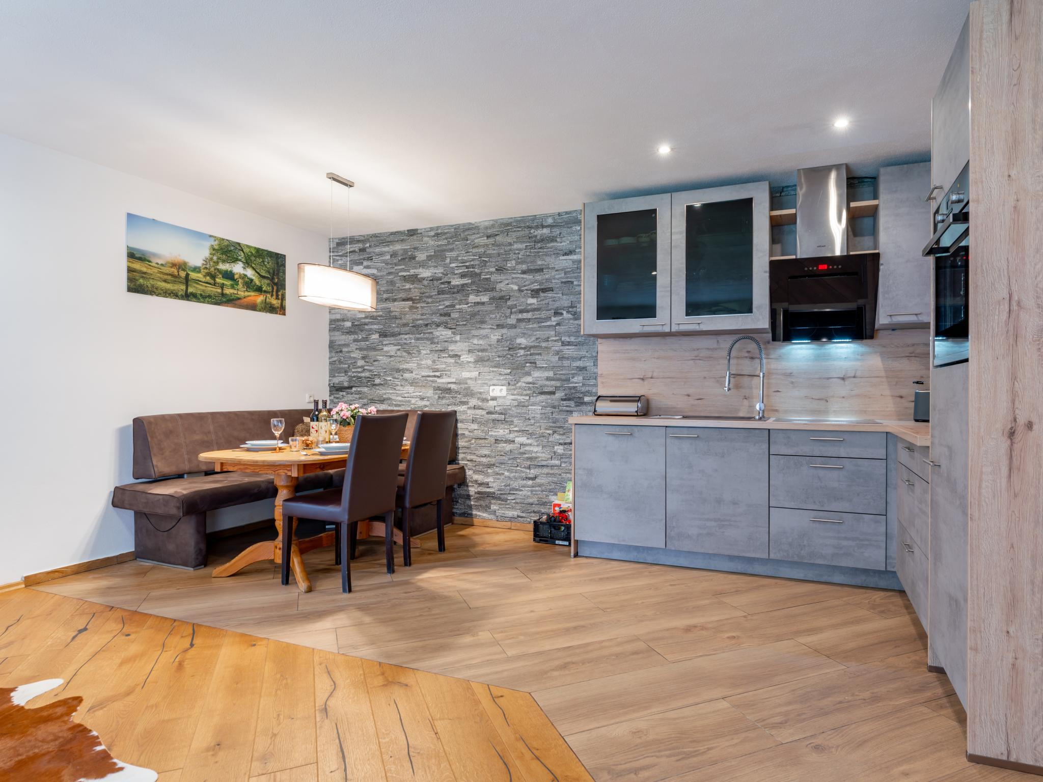 Modern kitchen at 11er Kogel in Stuhlfelden