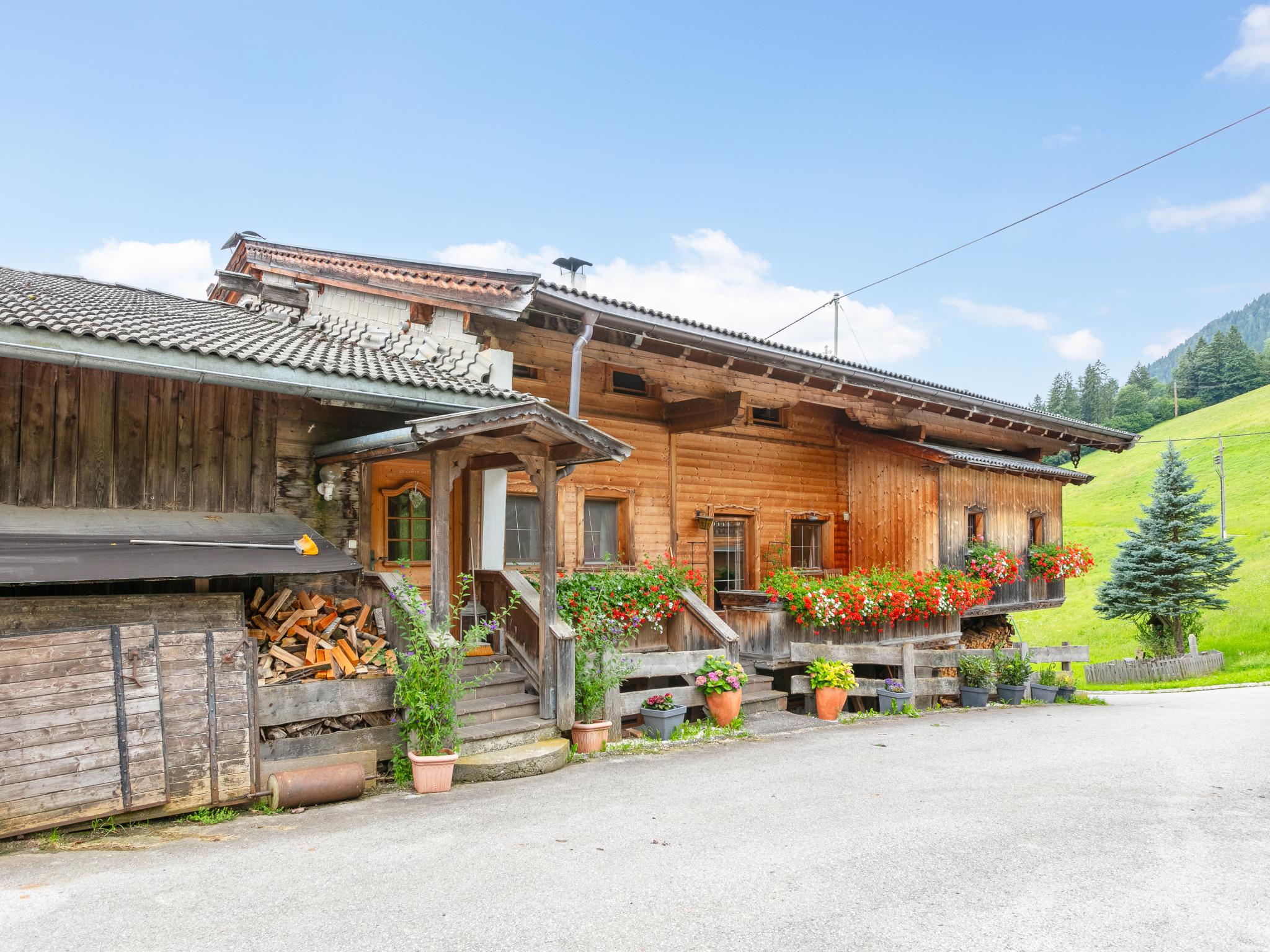 Bedroom with comfortable beds at Am Bauernhof Top 1 in Alpbach