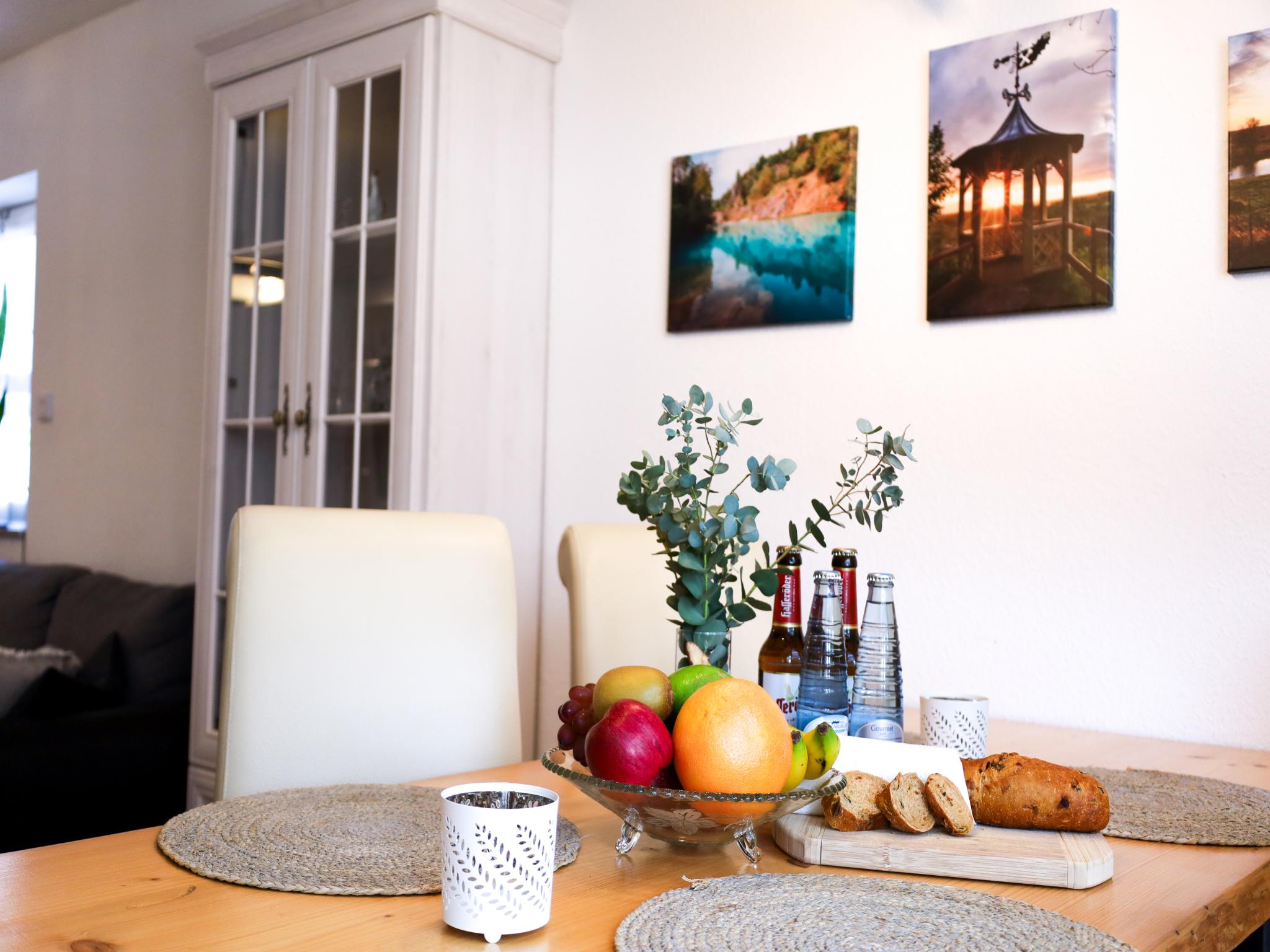 Modern kitchen at Harzliebe in Hüttenrode