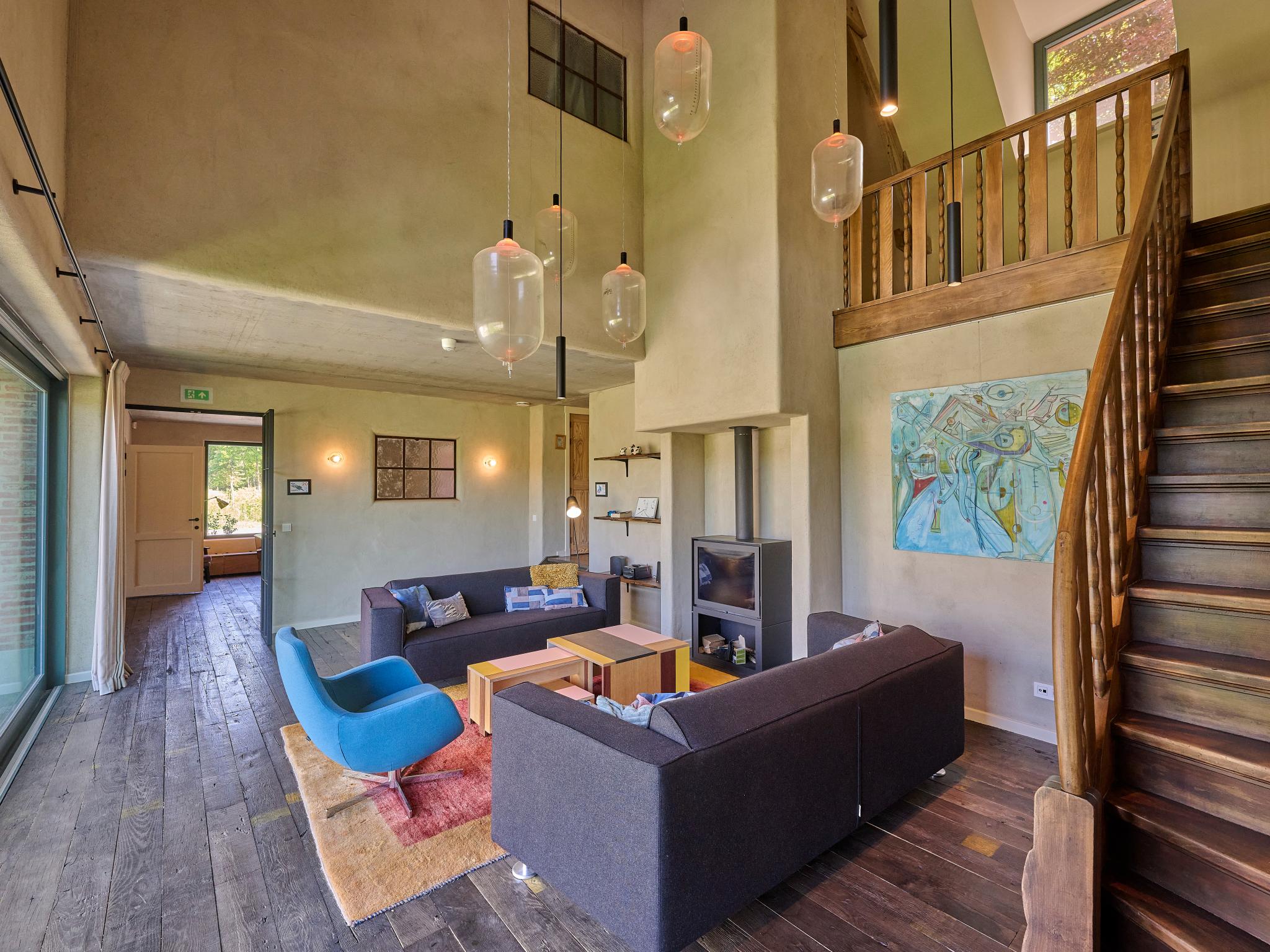 Living area at Lactea in Schilde